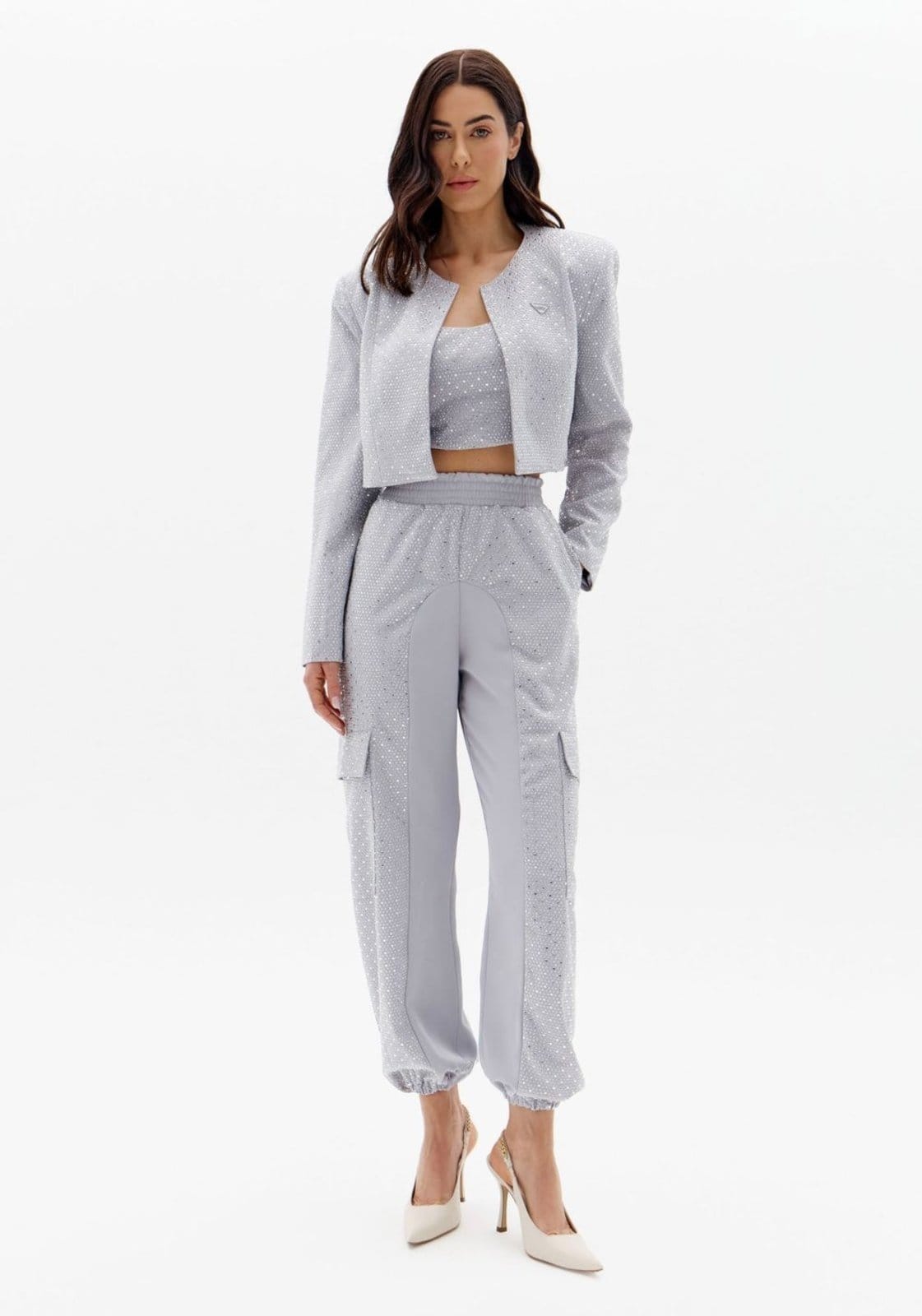 Calça Jogging Cintura Média Shine