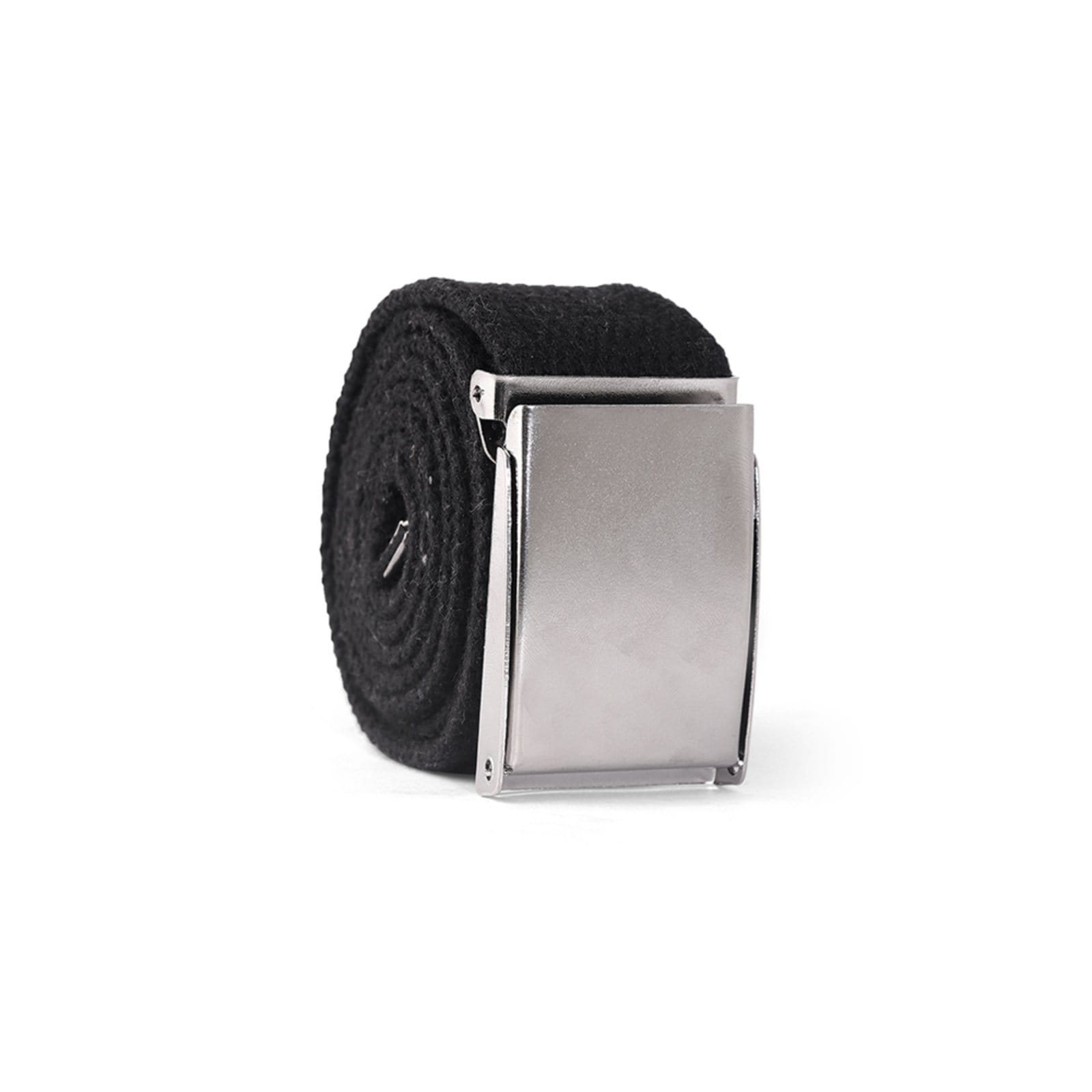 Vista 2 Cinto Masculino Liso Confortavel Fivela Escovada Pressao BREDENI preto