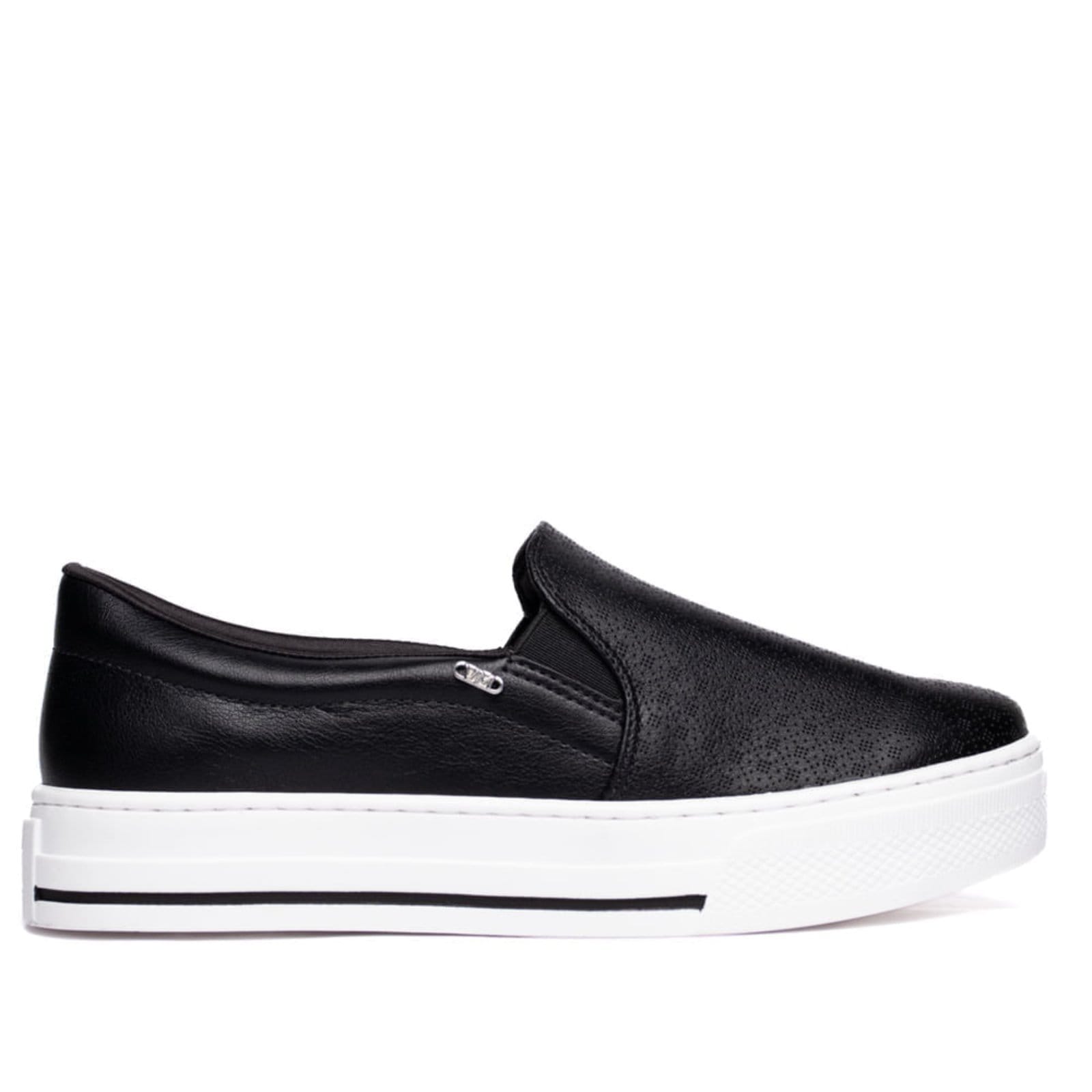 Vista 2 Tênis Feminino Via Marte Slip On Napa VIA MARTE preto