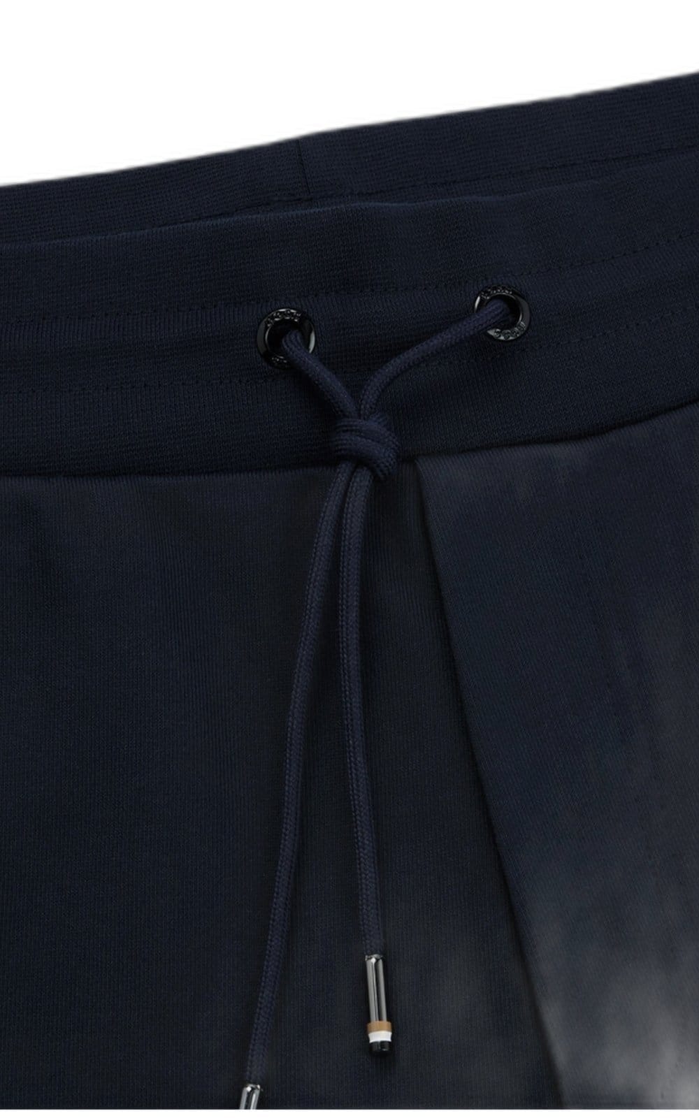 Vista 2 Calça Tracksuit De Algodão Orgânico Com Logo Emborrachado Boss azul marinho