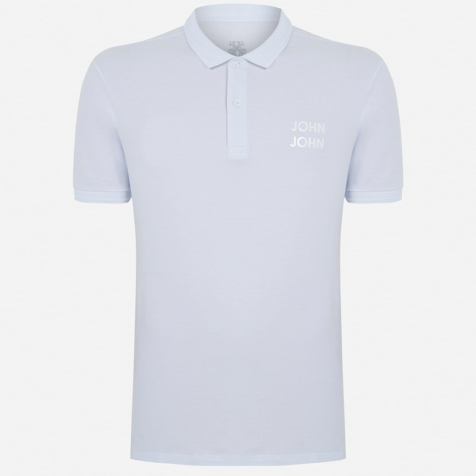 Vista principal Camisa Polo John John Baule In24 Masculino John John branco