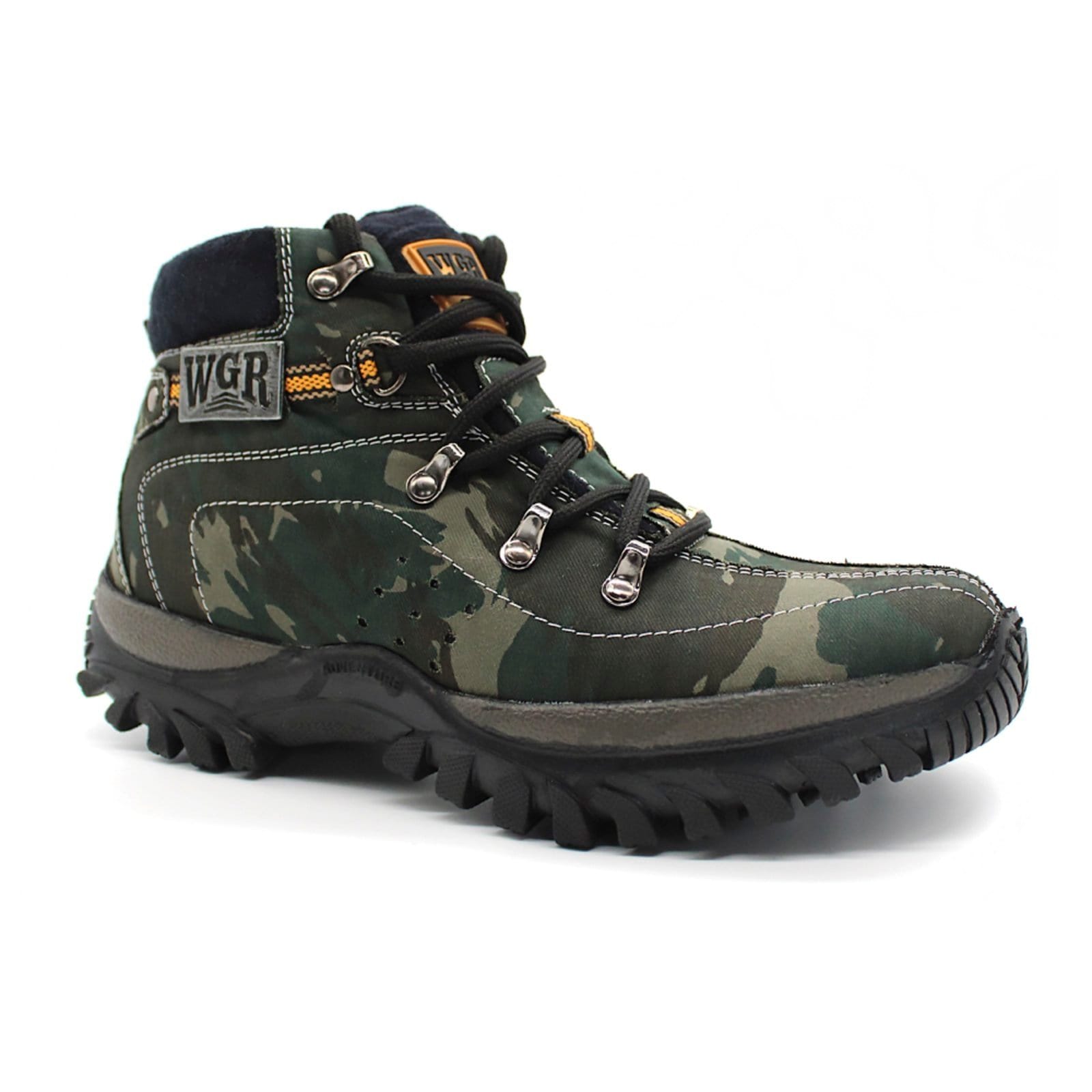 Coturno Masculino Bota Segurança Adventure Camuflado