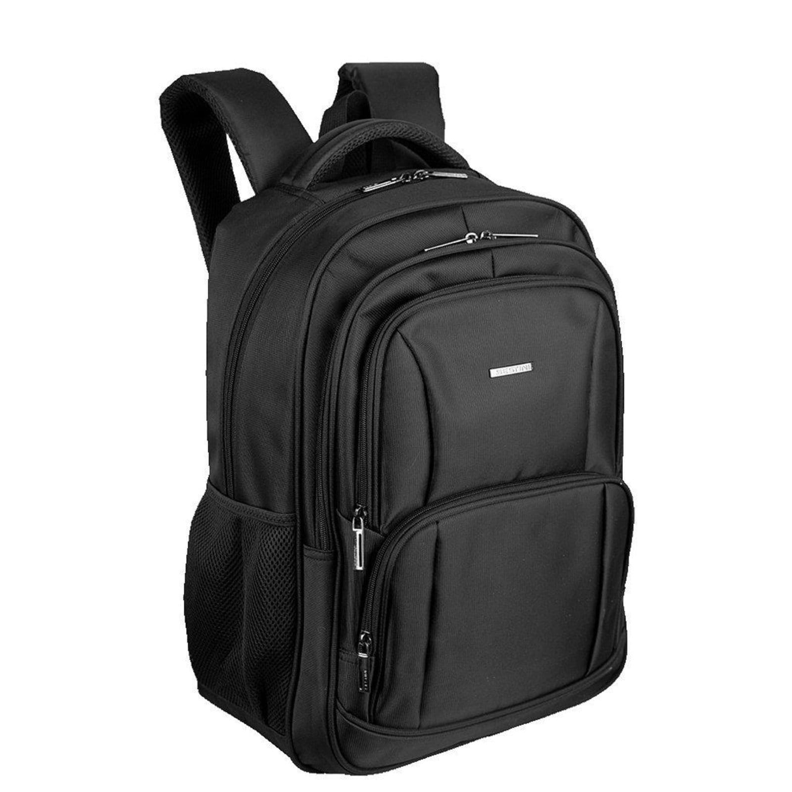 Vista 2 Infantil - Mochila Sestini Grande 2 Divisórias Impact 23 Litros Sestini preto