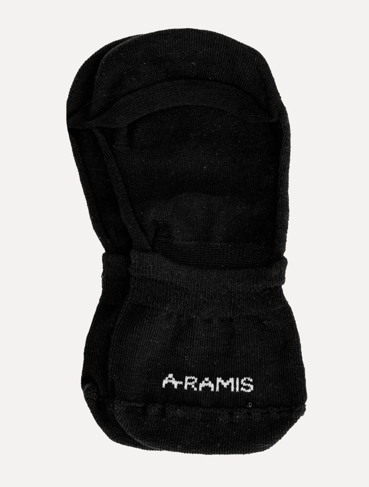 Vista 2 Meia Aramis Masculina Invisível Preta Kit 3 Pares Aramis preto