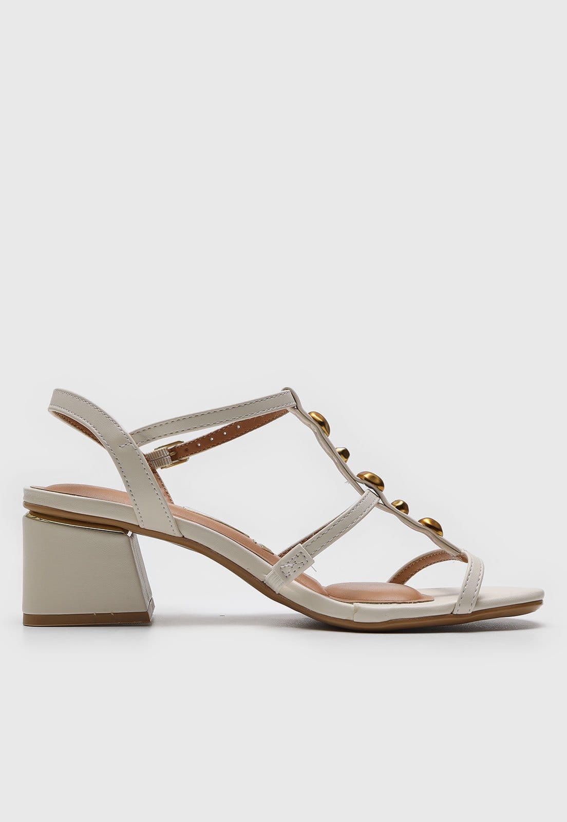 Vista 2 Sandália Vizzano Tachas Off-White VIZZANO off-white white