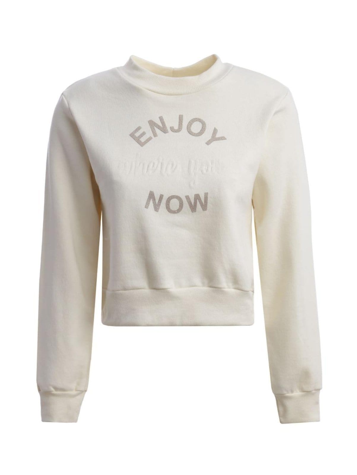 Vista principal Moletom Felpado Feminino OFF WHITE Bright Girl'S off-white white