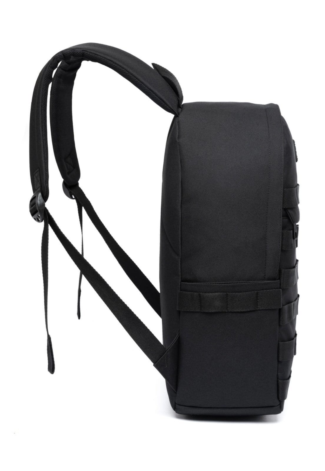 Vista 2 Mochila Bolsa Masculina Escolar Reforçada Trabalho Escolar Cavalera preto