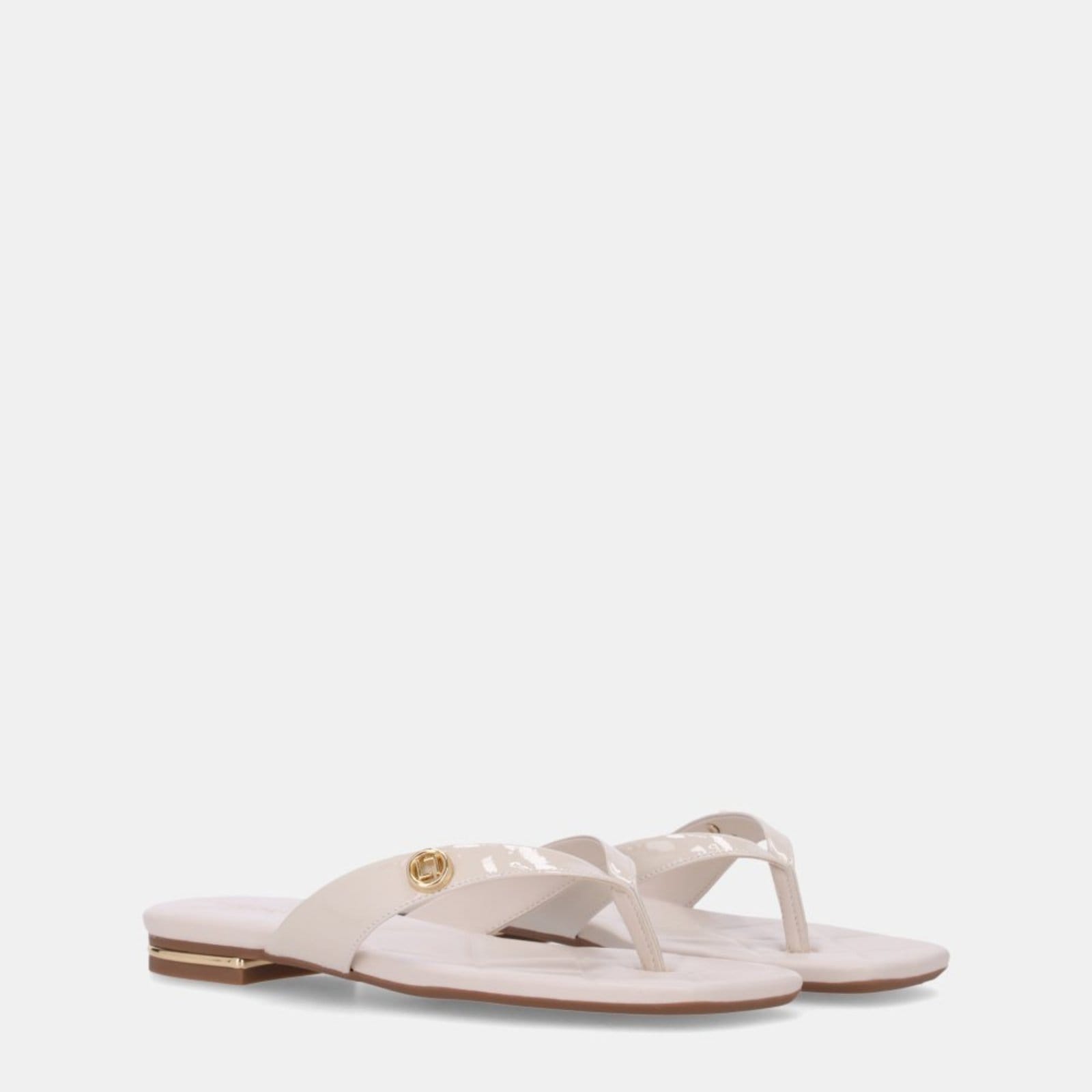 Vista 2 Chinelo Couro Luz da Lua - 80960002 Luz Da Lua Off-white Luz Da Lua off-white white