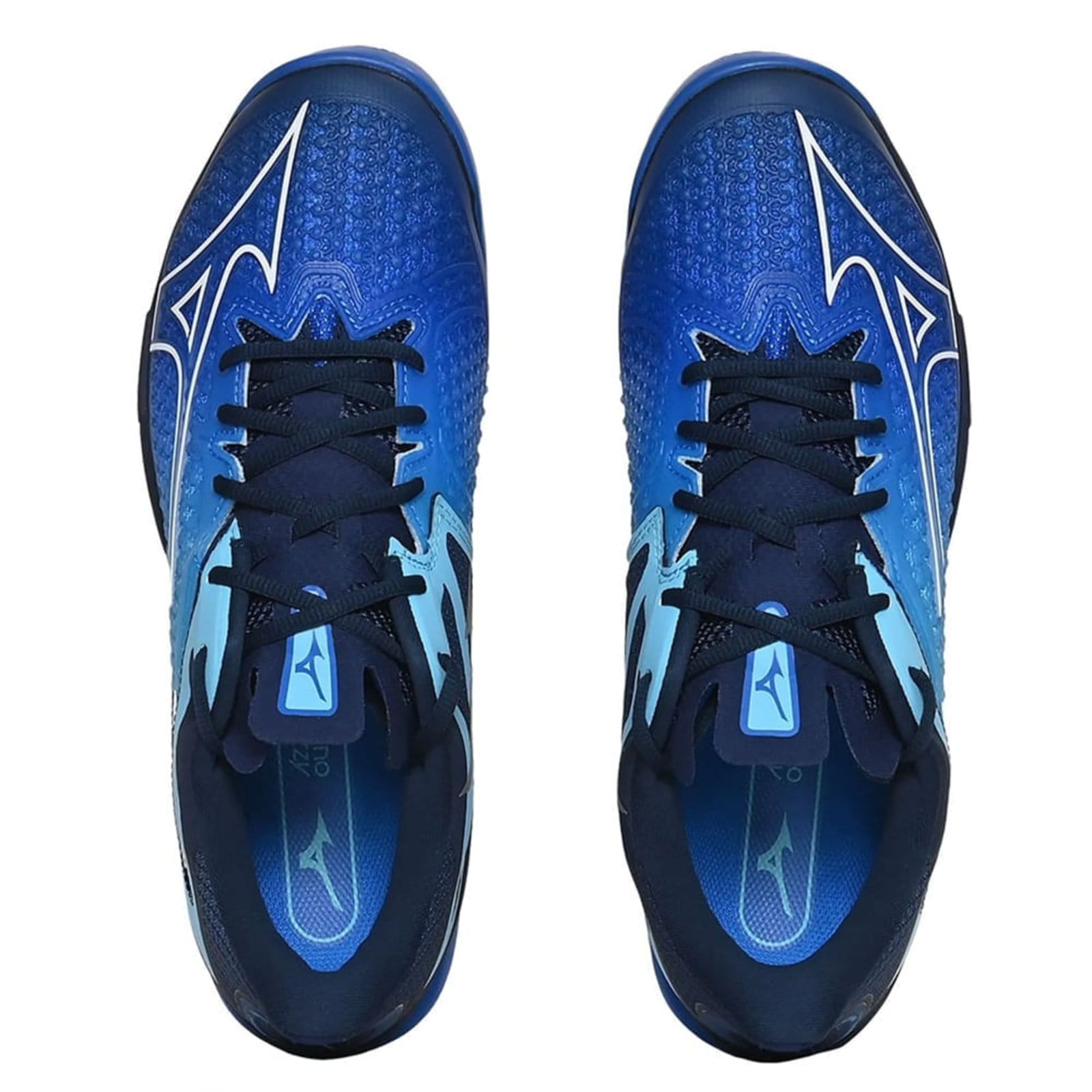 Vista 2 Tênis Masculino Mizuno Wave Exceed Tour 6 Esporte Tênis Mizuno azul