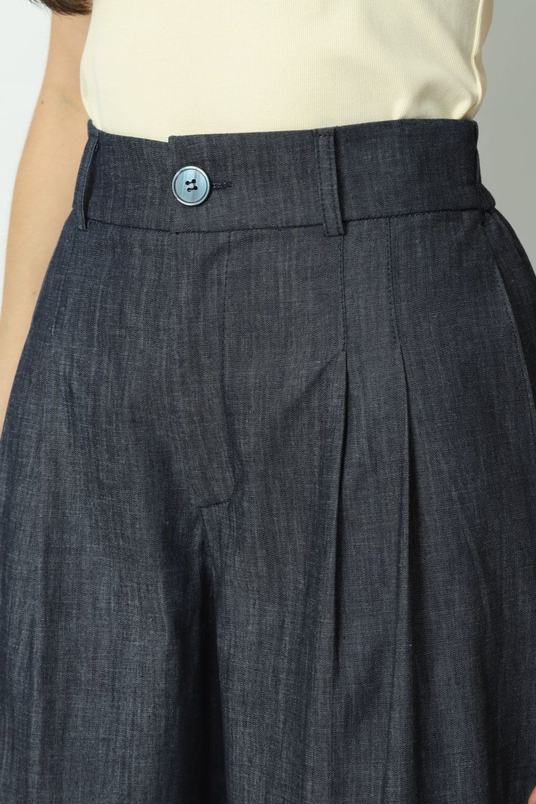 Vista 2 Calça Jeans Pantacour P Gazzy azul