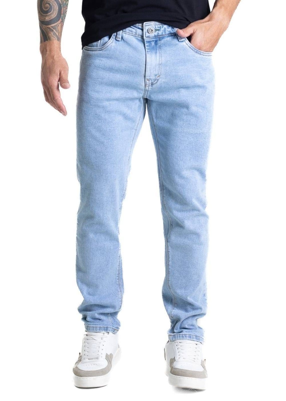 Vista principal Calça Jeans Sawary Slim - 281815 Sawary azul