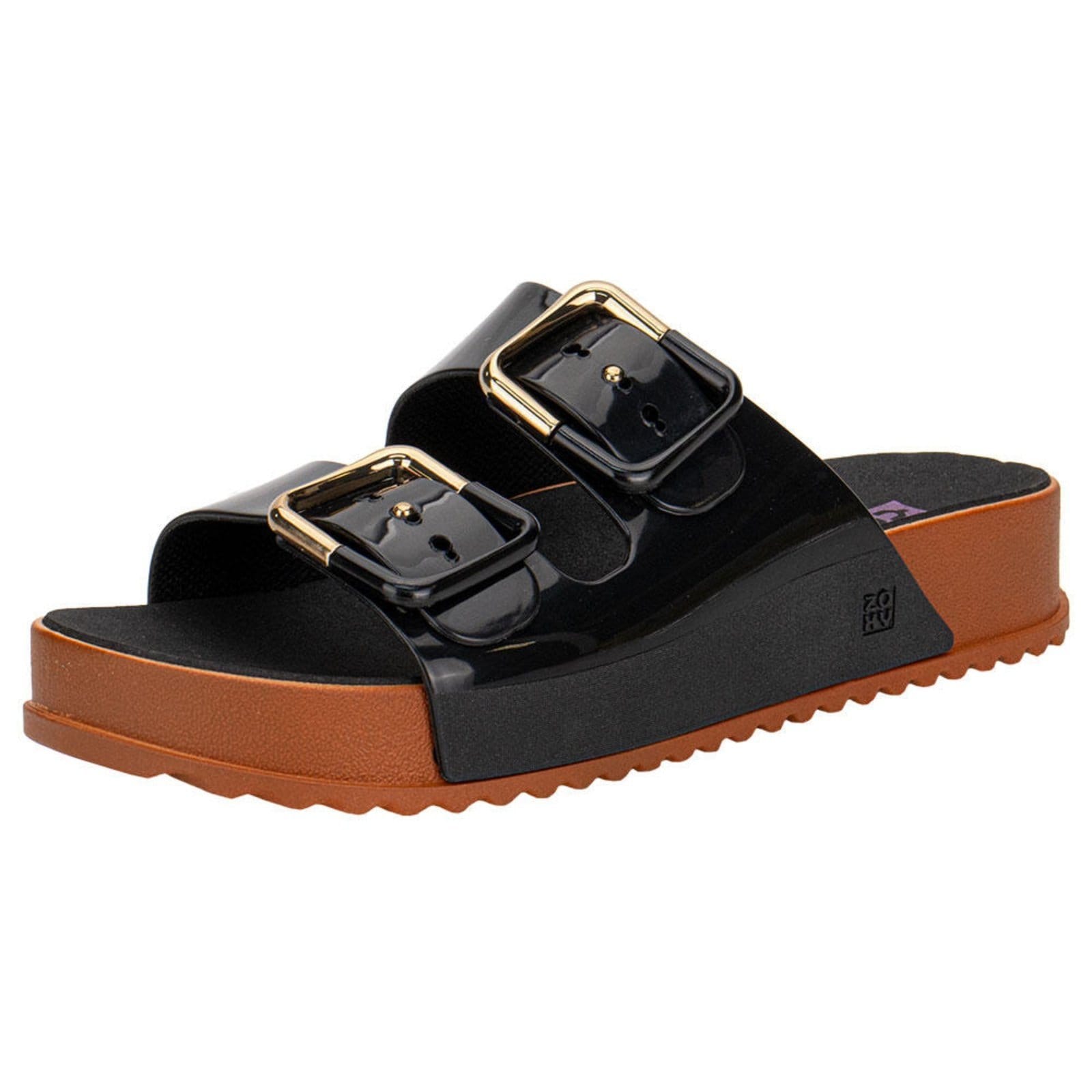 Vista principal Sandália Feminina Conforto Partner Soft Zaxy 19333 3299333 Zaxy preto