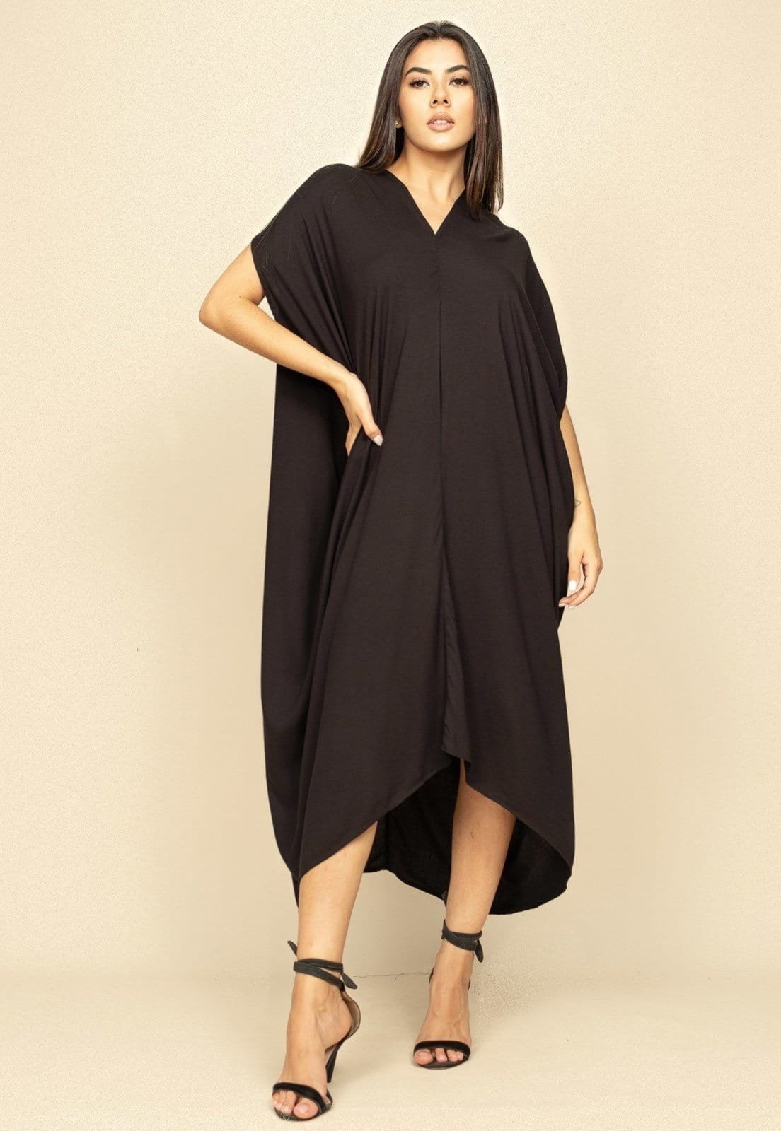 Vestido Kaftan Mutum Detalhes nas Costas