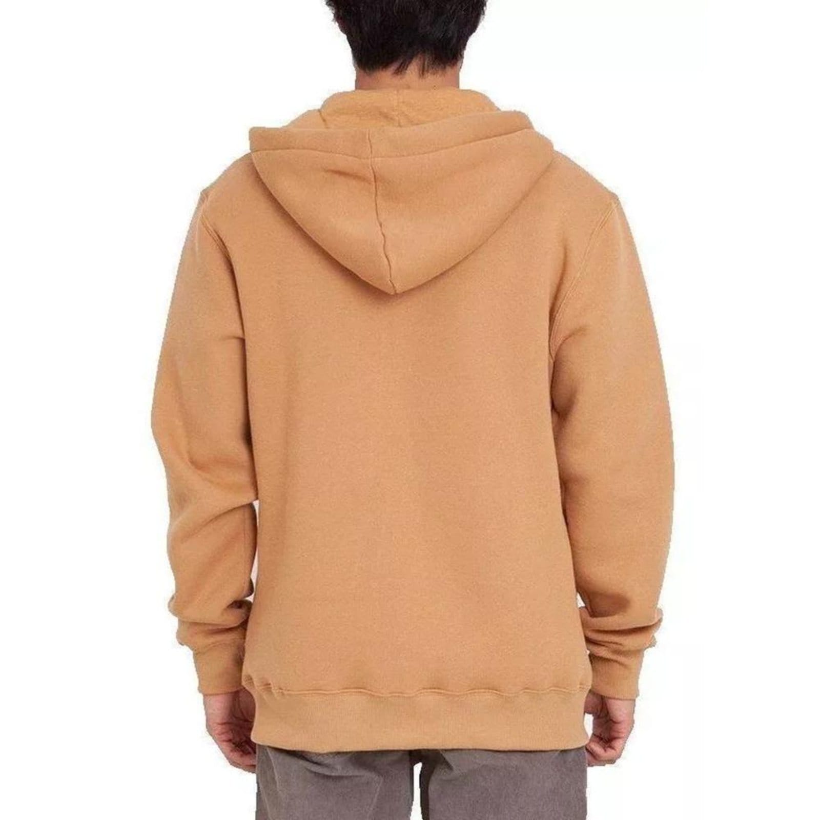 Vista 2 Moletom RVCA Aberto Swift Patch WT23 Masculino Caqui RVCA bege caqui