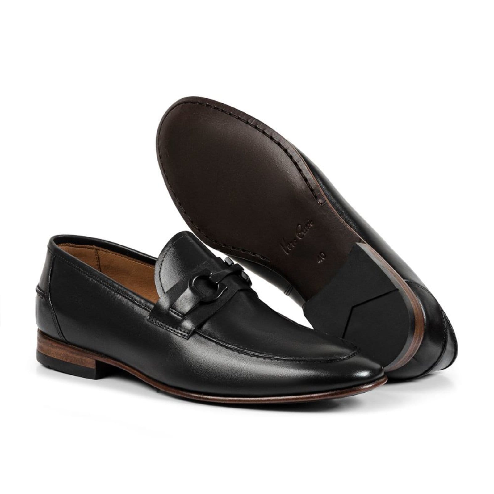 Sapato Masculino Social A. Andrade Casual Sola Em Couro Clássico Bico Alongado Conforto