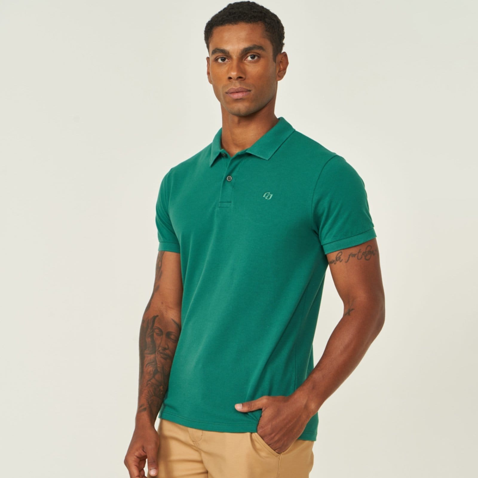 Vista principal Camisa Polo Colcci Iconic Ve26 Masculino Colcci preto