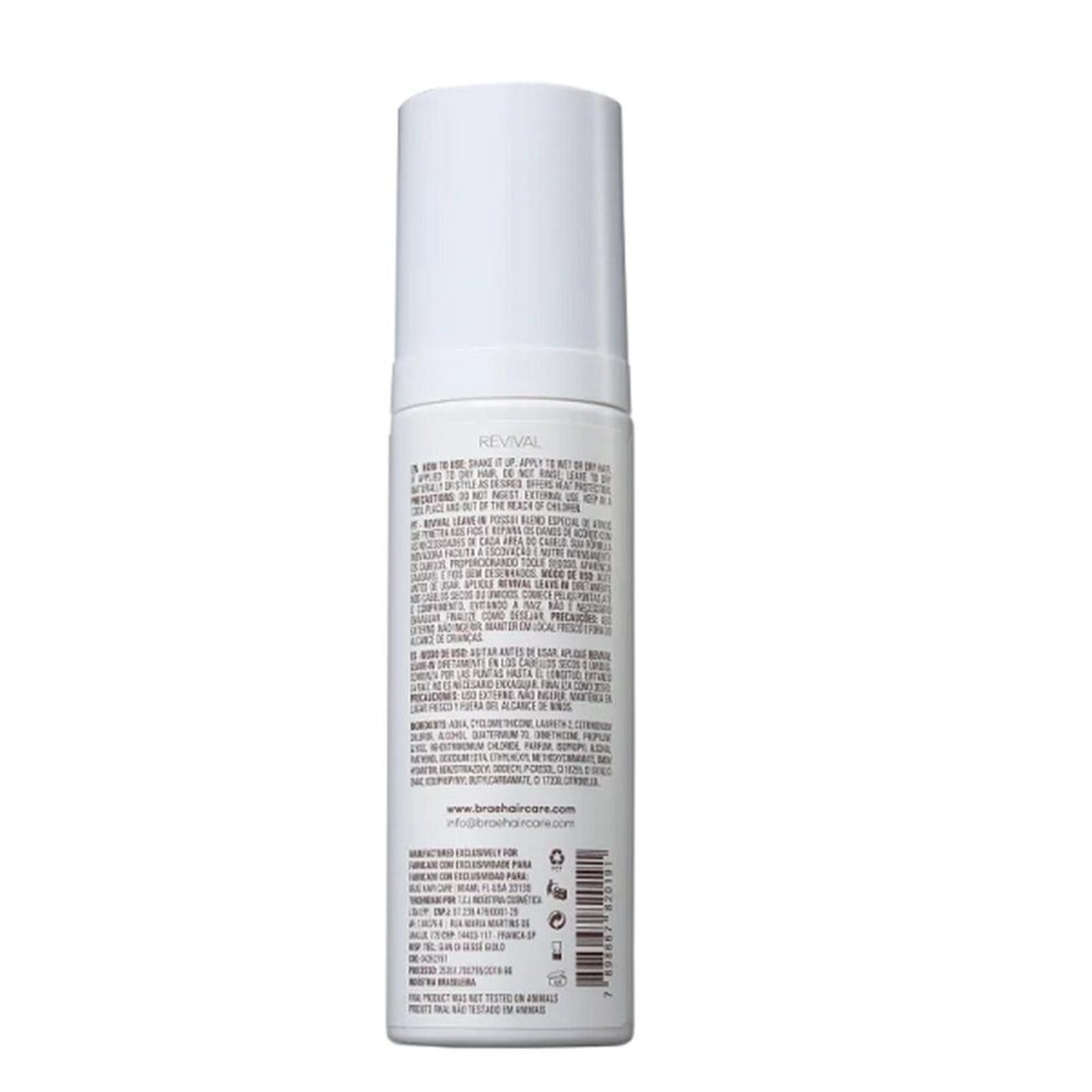 Vista 2 BRAÉ Revival Leave-in 200ml BRAÉ multicolorido