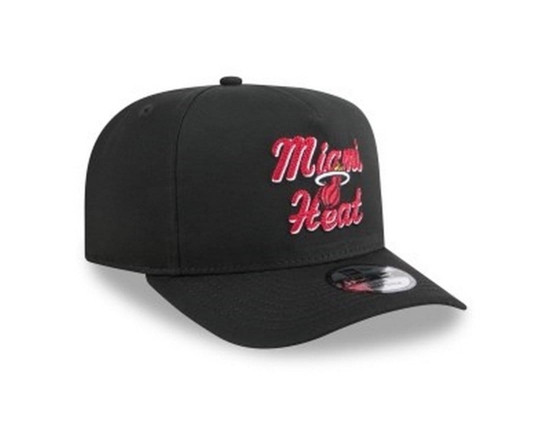 Vista 2 Boné New Era 9FIFTY A-FRAME SNAPBACK Miami Heat NBA new era preto