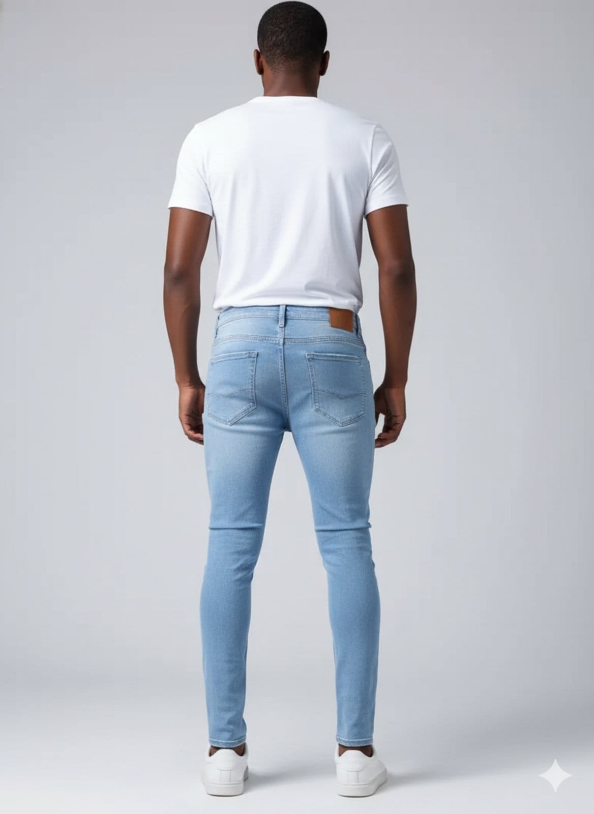 Vista 2 Calça Jeans Masculina 5 Estilos Claro Básica e Confortável 5 ESTILOS azul/jeans azul