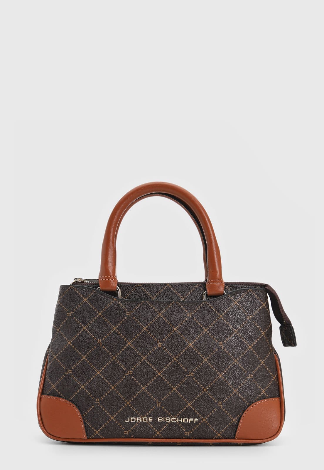 Bolsa Tiracolo Feminina Jorge Bischoff Geométrica