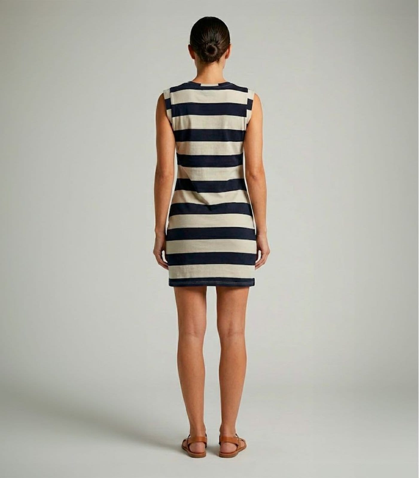 Vista 2 Vestido Curto Feminino Infinita Cor Select azul