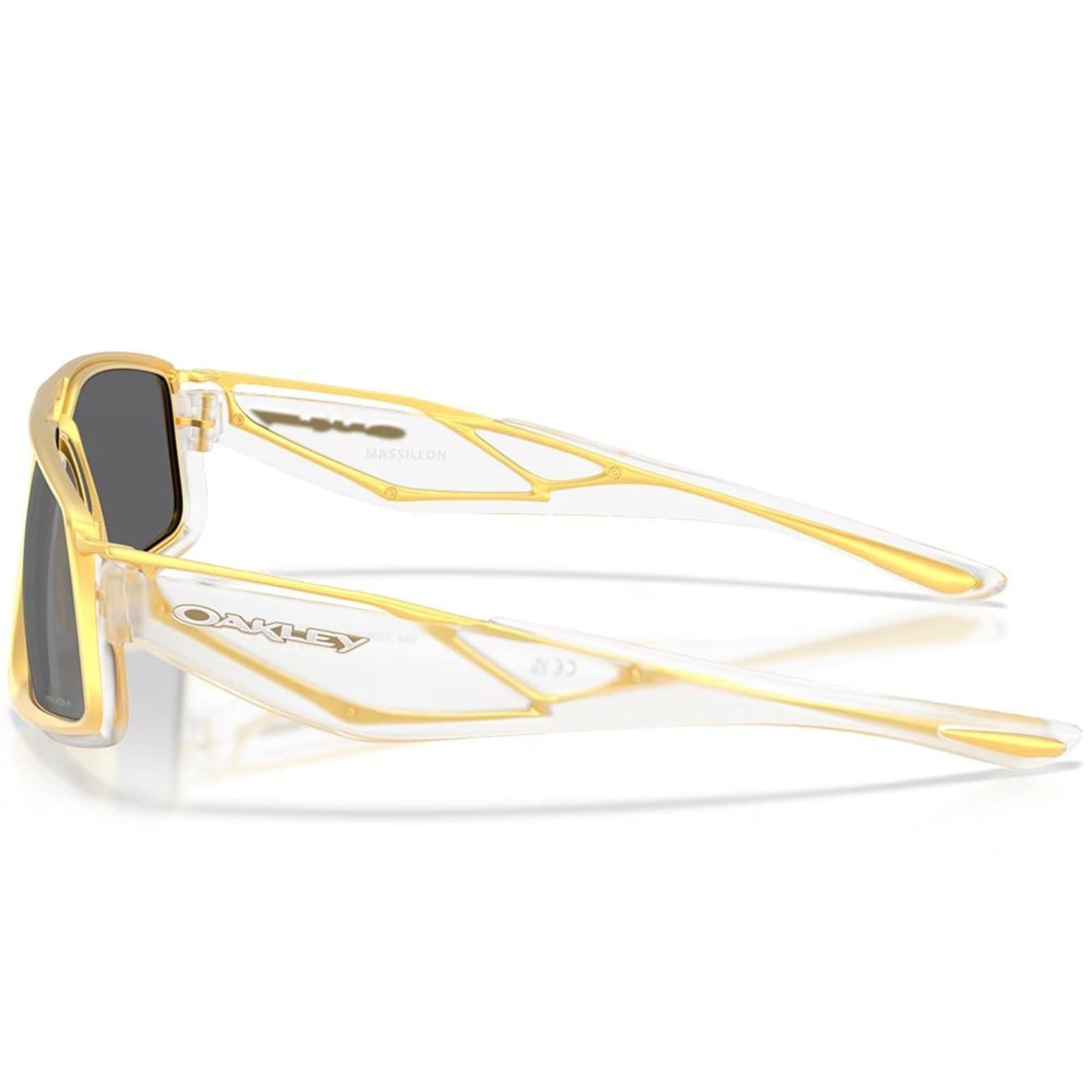 Vista 2 Óculos de Sol Oakley Massillon Matte Clear Gold Prizm Black Oakley preto clear