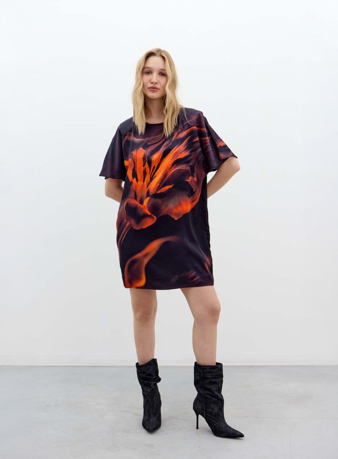 Vestido Estampado Comfort Flame Triton