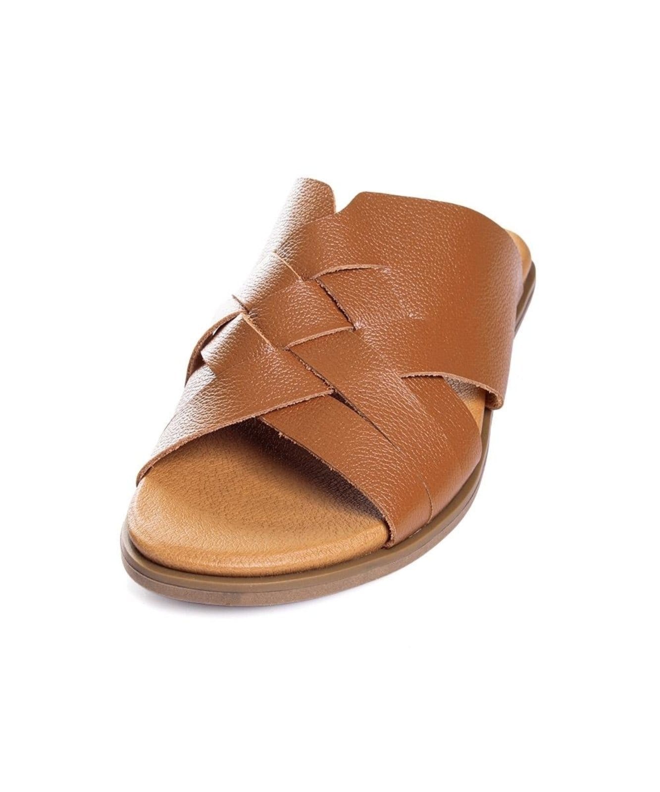 Vista 2 Tamanco Orcade Roma Trançada Couro Tostado Orcade incolor