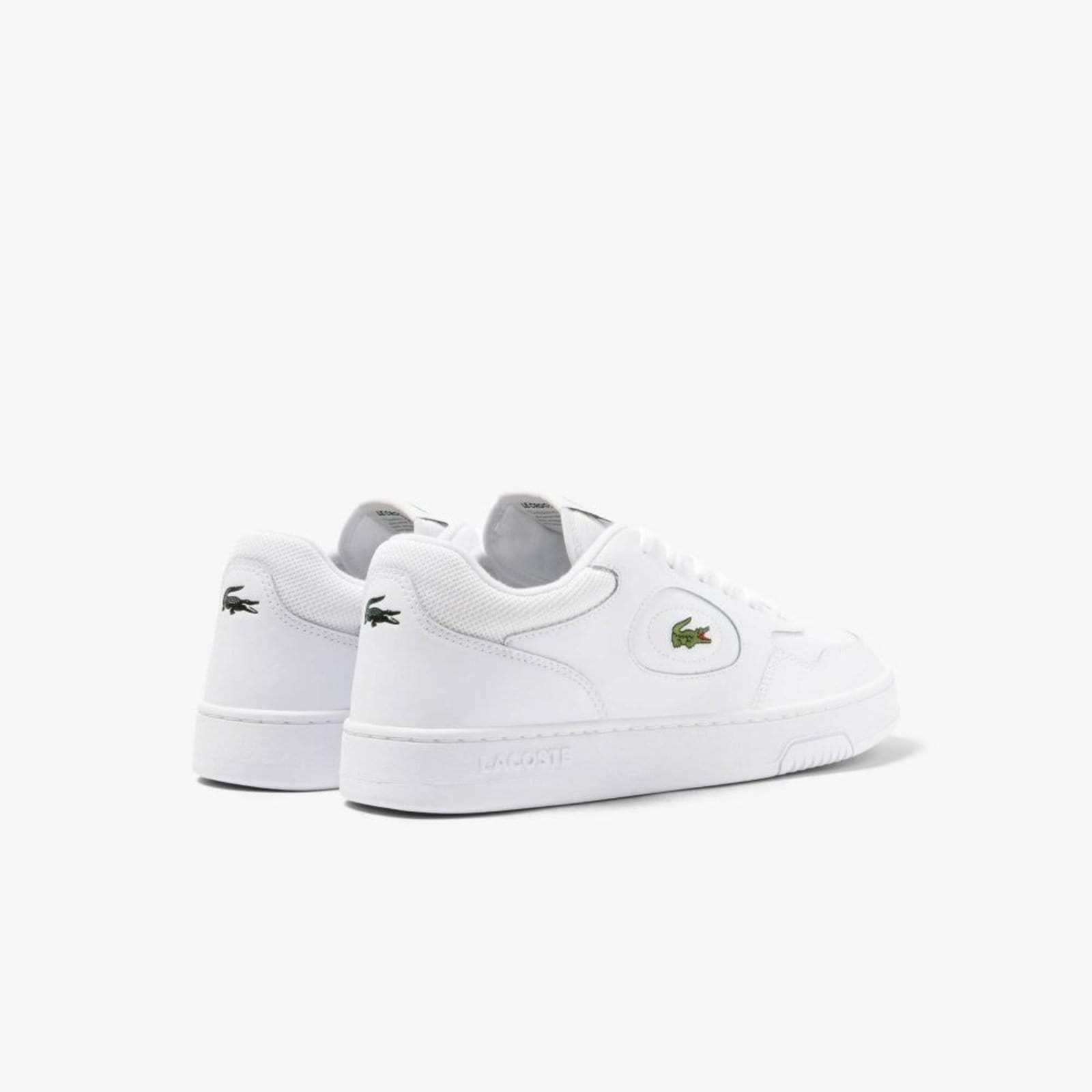 Vista 2 Tênis Lacoste Lacoste Masculinas Lineset de Couro Lacoste branco