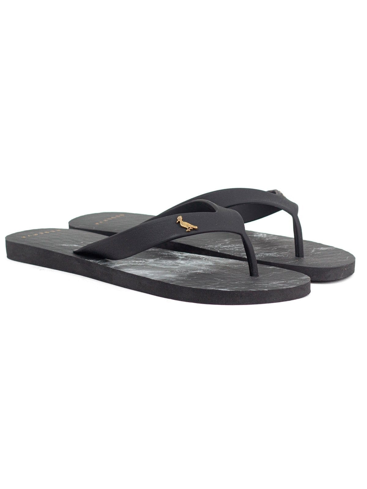 Vista 2 Chinelo Masculino Reserva Go Casual Surfing Borracha Confortável Sandália 2 RESERVA GO preto