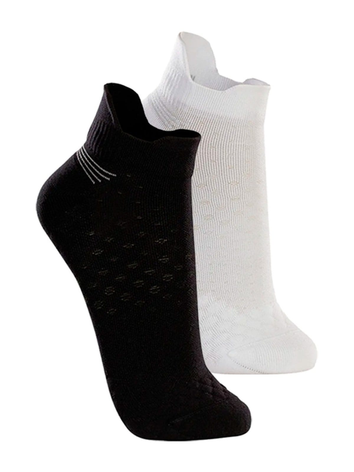 Vista principal Kit com 2 Meias Performance Running Lupo 1 Lupo preto