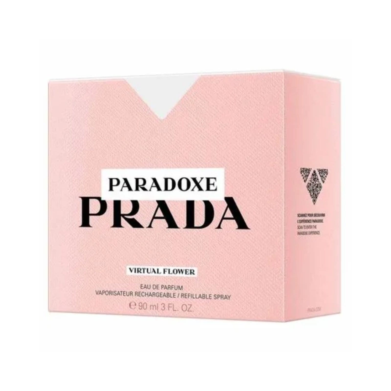Vista 2 Perfume Prada Paradoxe Virtual Flower Eau de Parfum Feminino Prada rosa