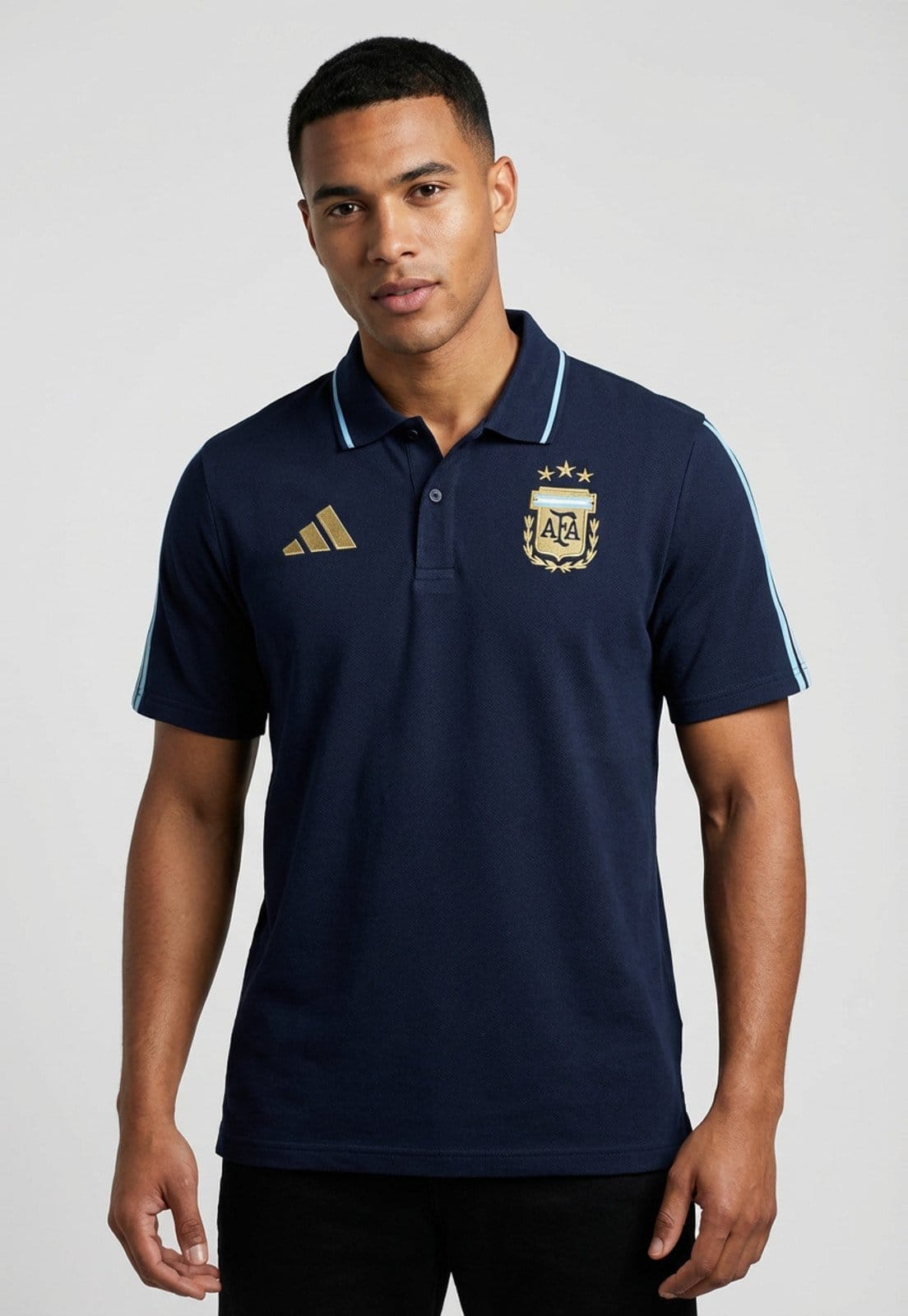 Camisa Polo Masculina adidas Performance Argentina DNA