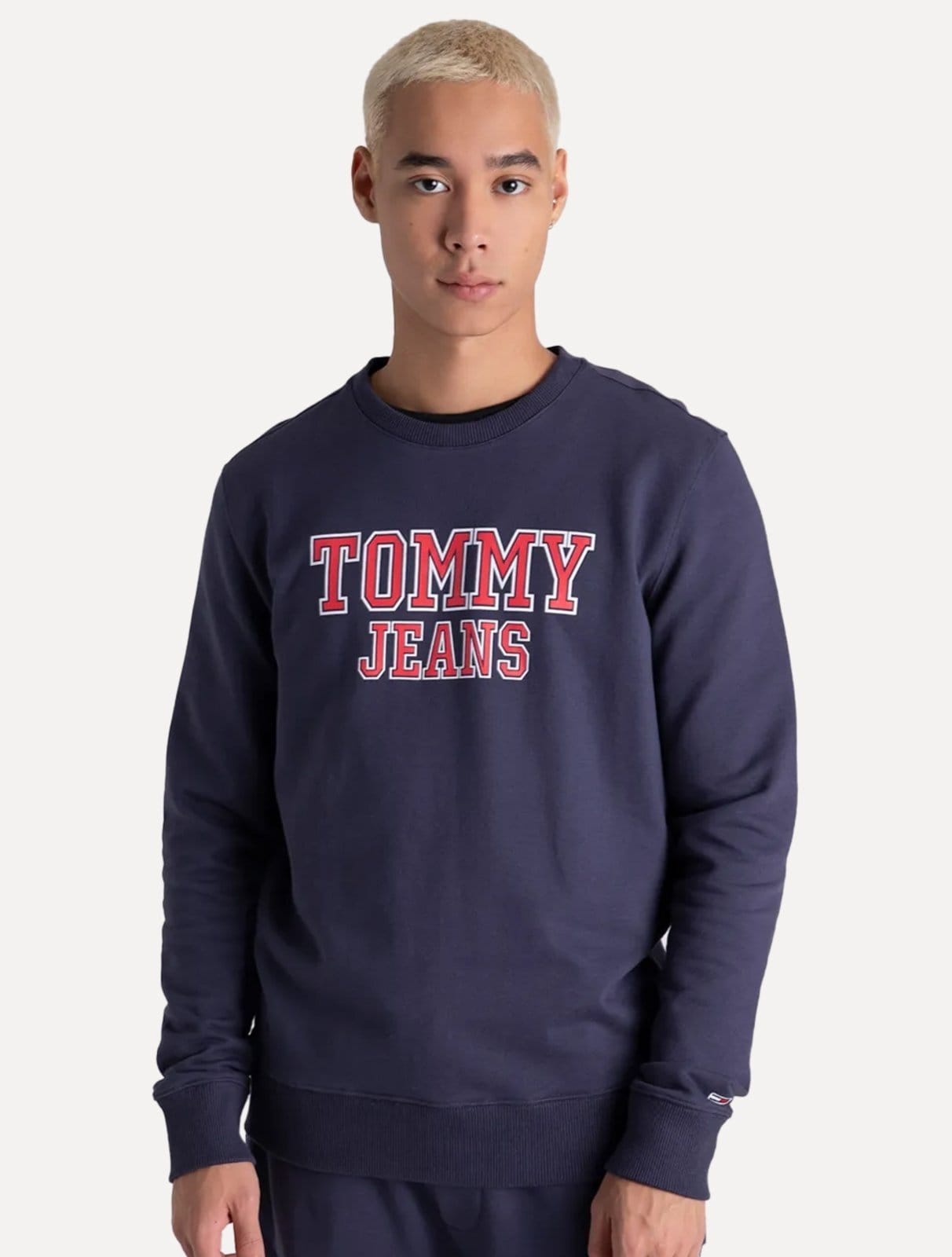 Moletom Tommy Jeans Masculino Regular Crewneck Entry Graphic