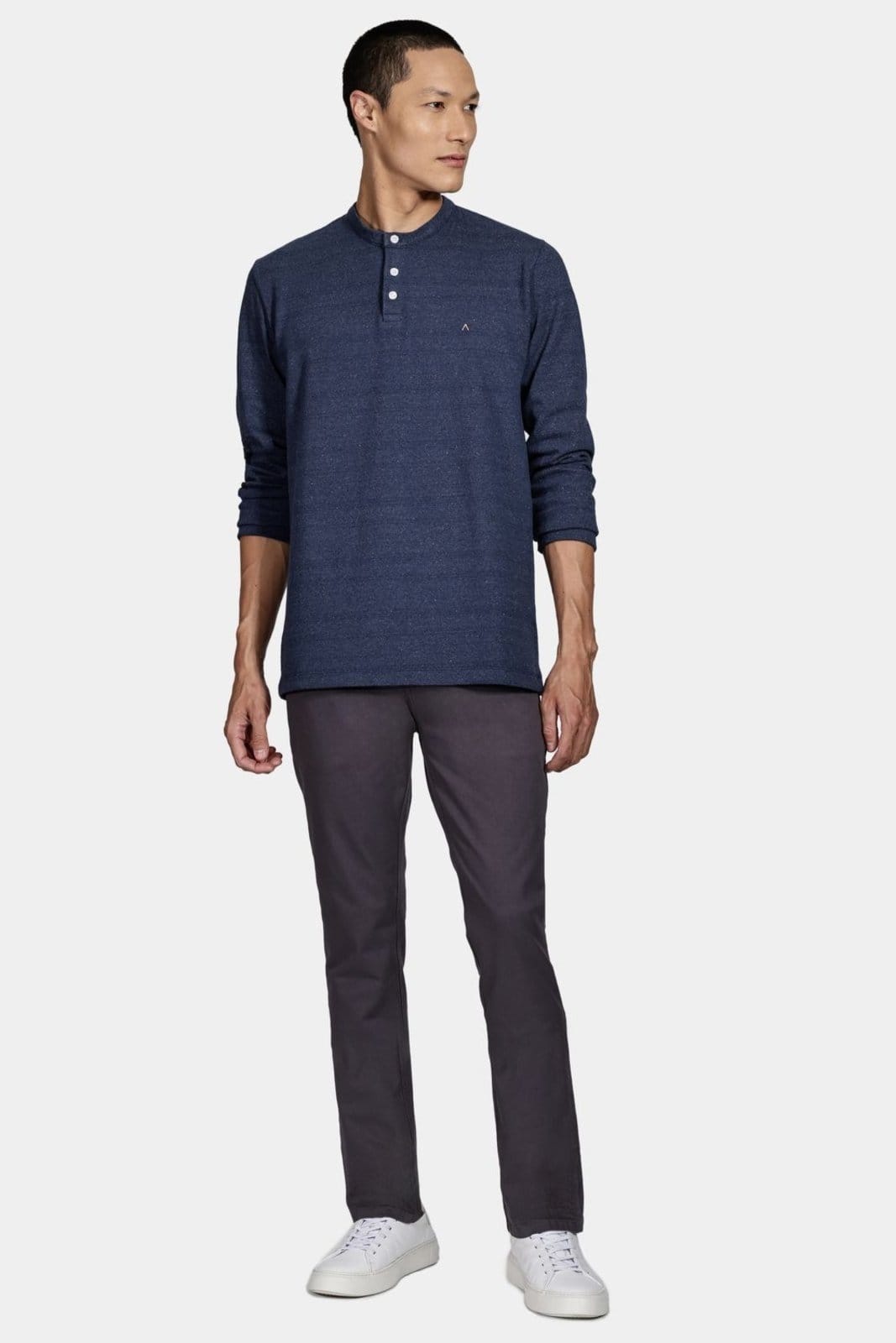 Vista 2 Calça Aramis Color 5 Pockets Lisa Chumbo Aramis incolor