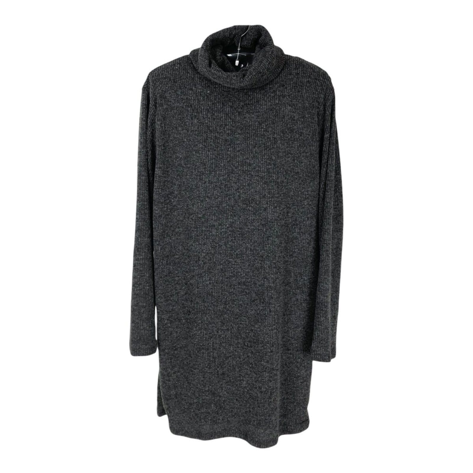 Vestido Manga Longa Gola Alta Triton