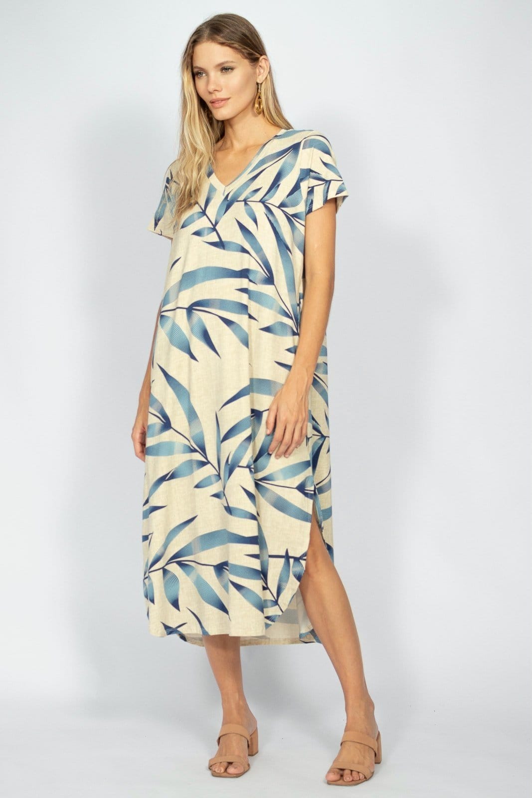 Vestido Midi Amazonia Vital Malha com Bolso Bambu