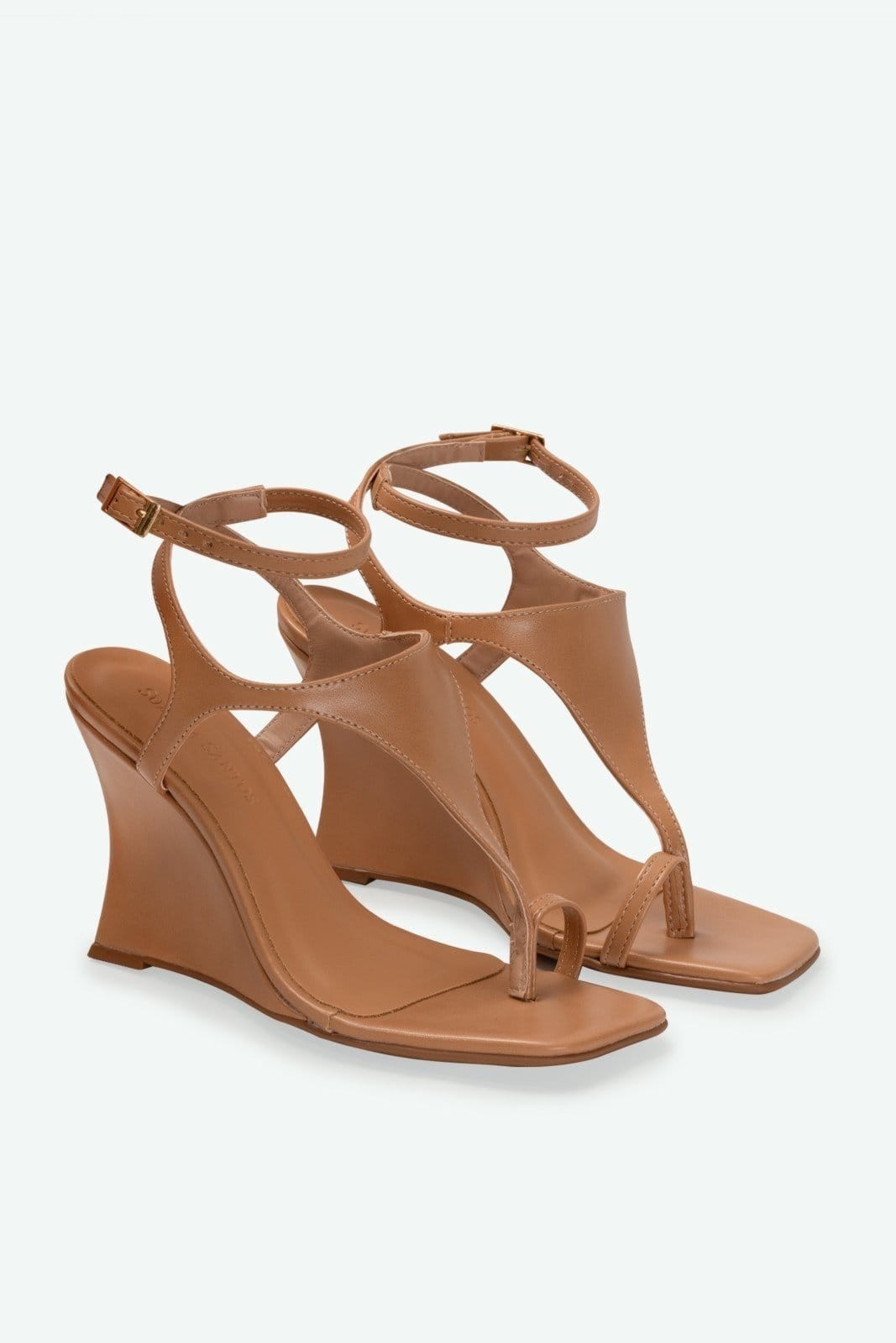 Vista 2 Sandália Dara Suzana Santos bege