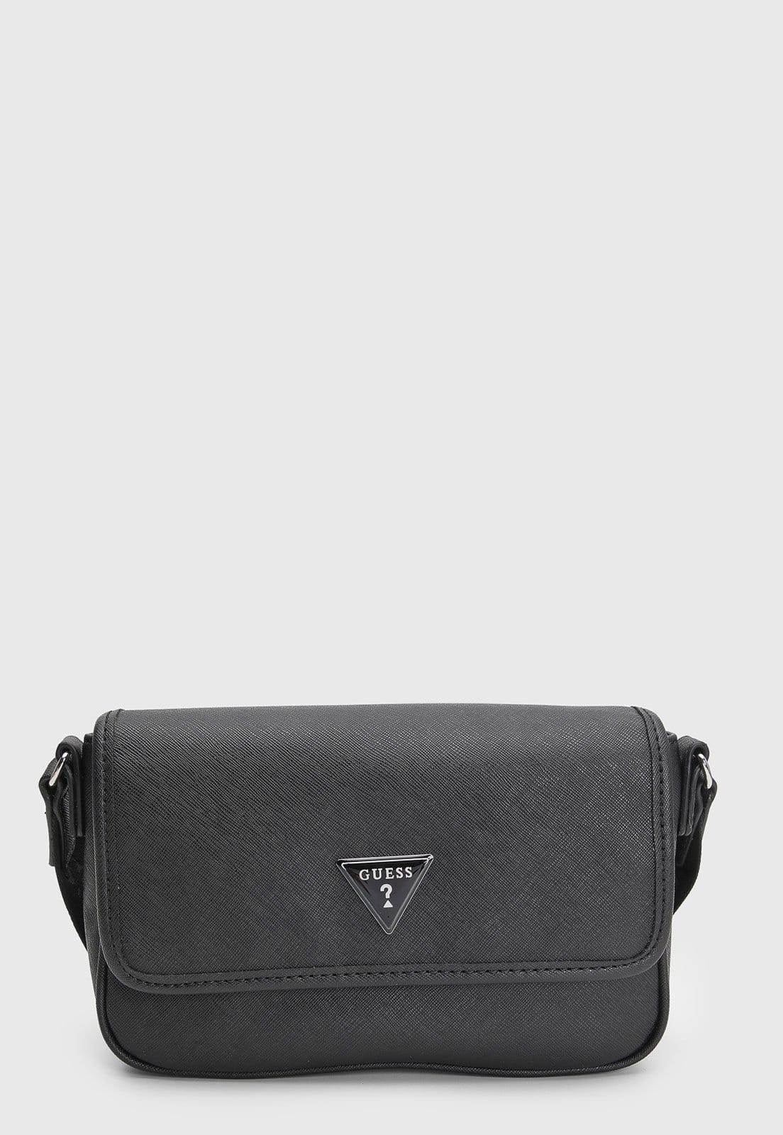 Bolsa Feminina Guess Pequena Texturizada Preta