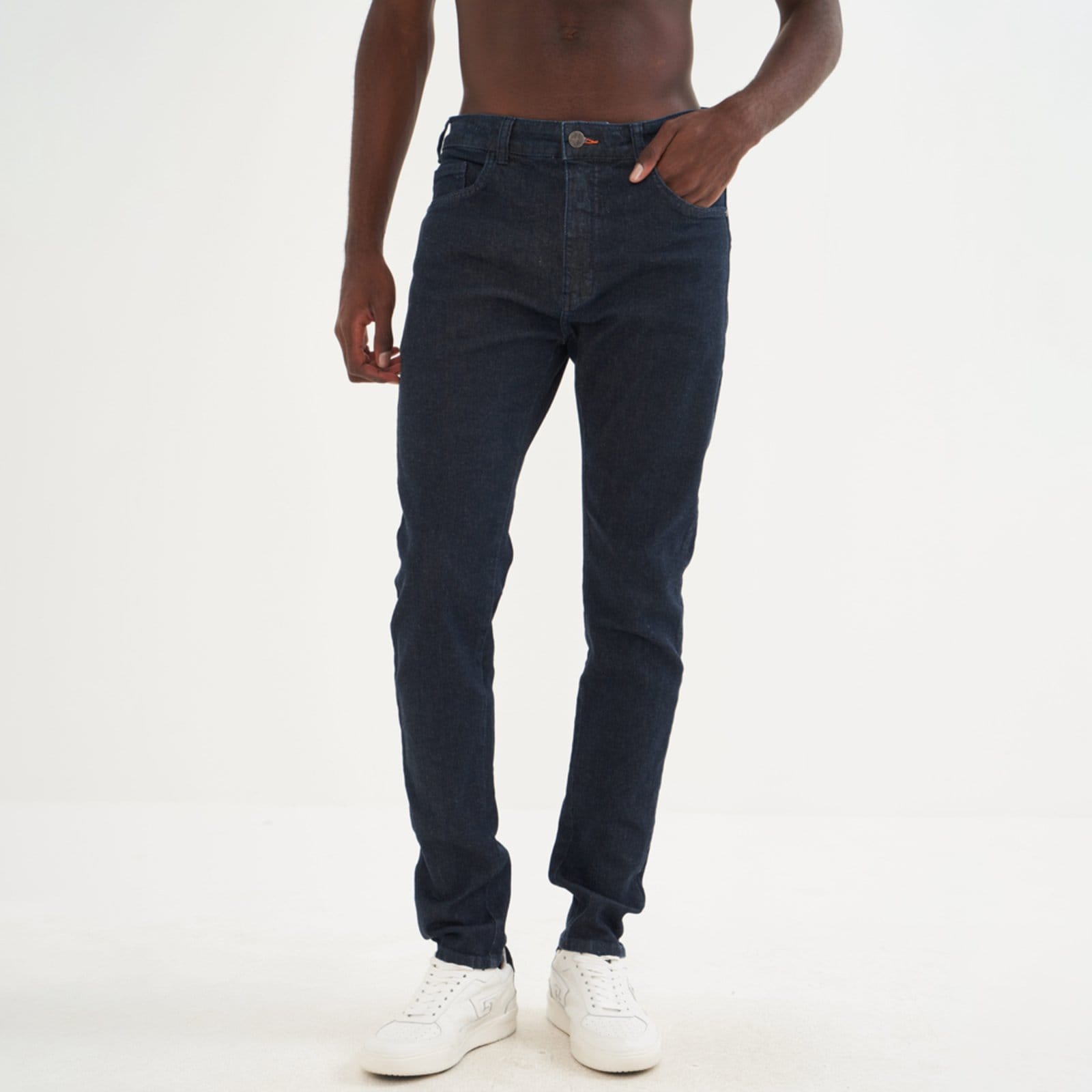 Vista principal Calça Jeans Colcci New Felipe Dark Pr26 Masculino Colcci azul