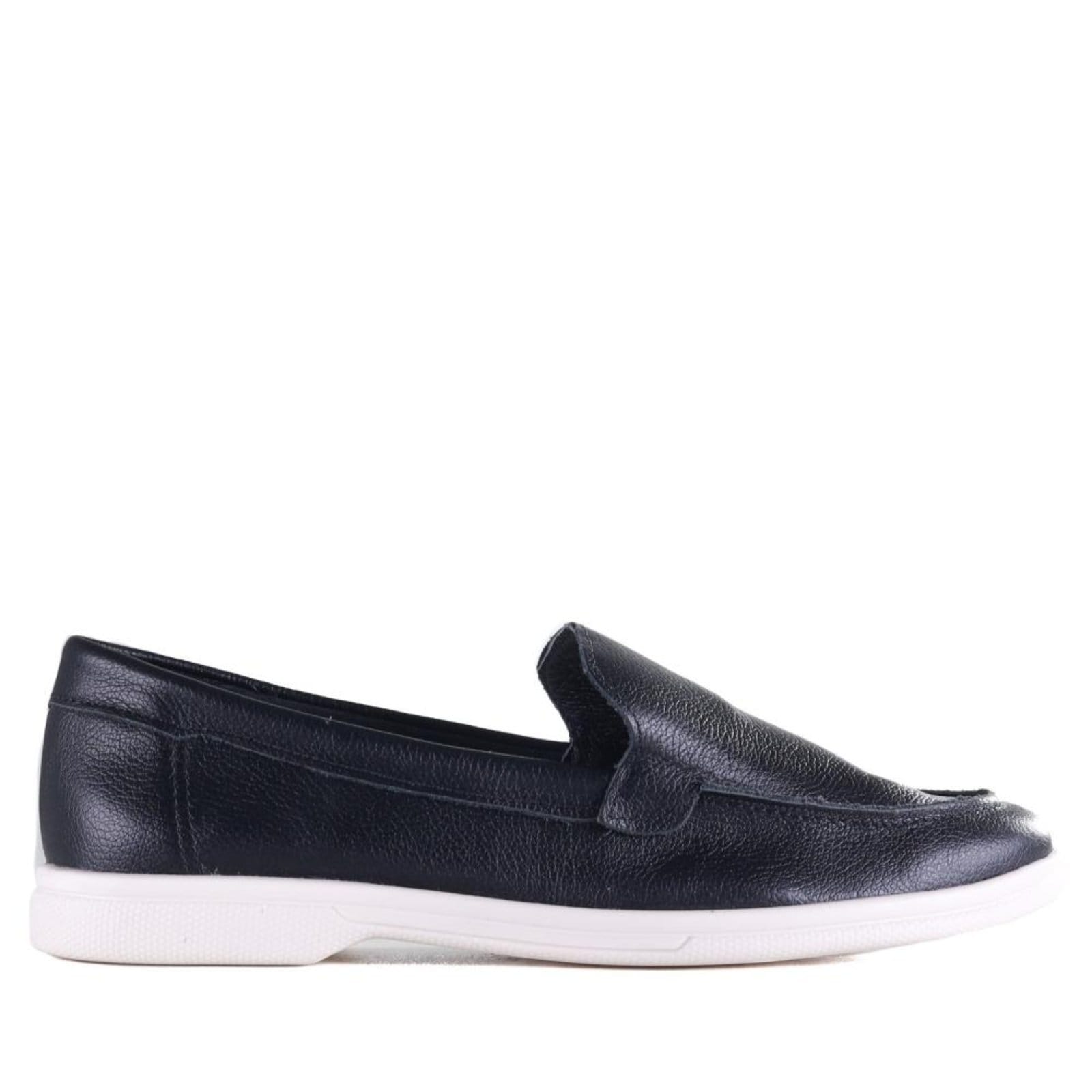 Vista principal Loafer Comfortflex Feminino 25-60301 Preto Comfortflex incolor