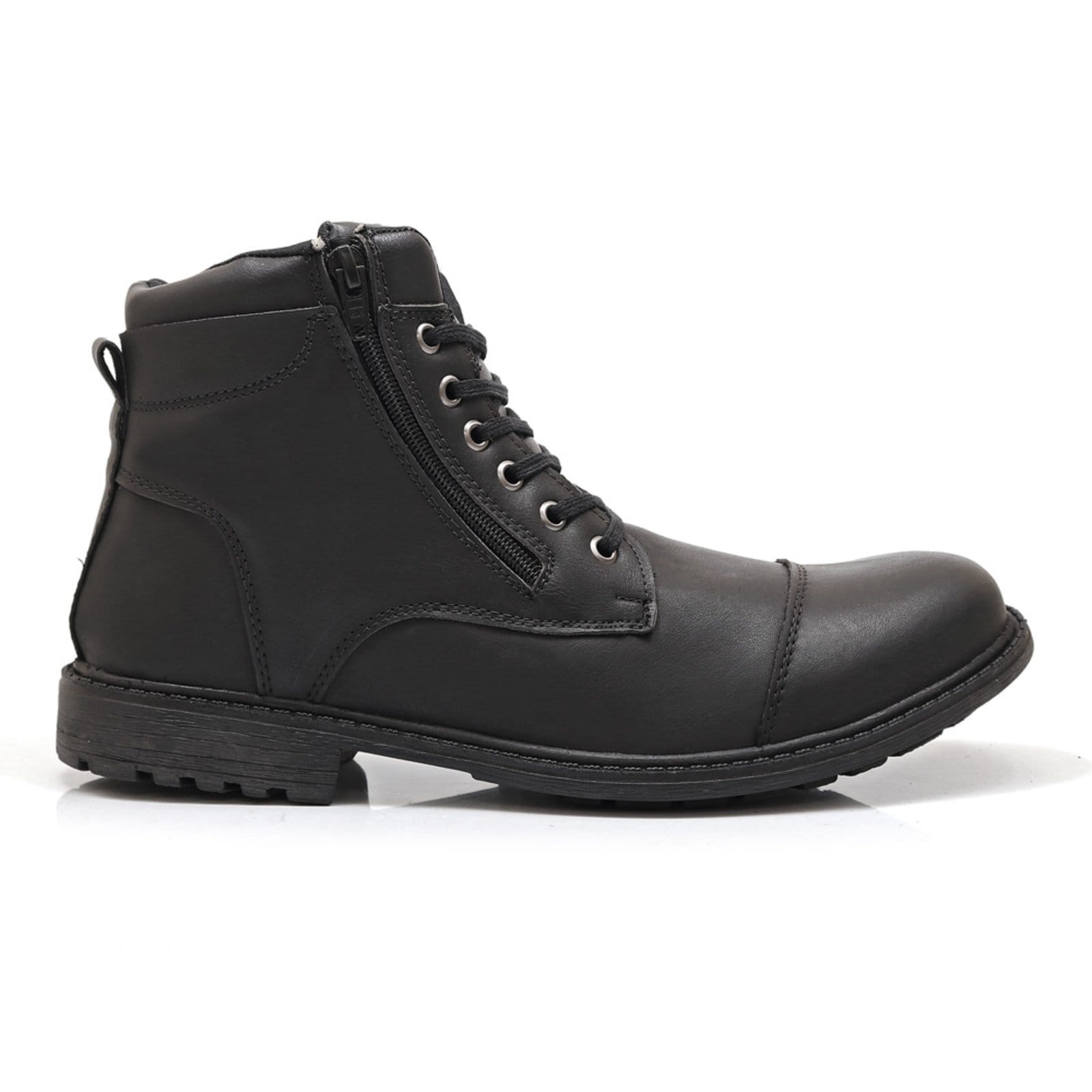Vista 2 Bota Masculina Bredeni Abertura com Zíper BREDENI preto