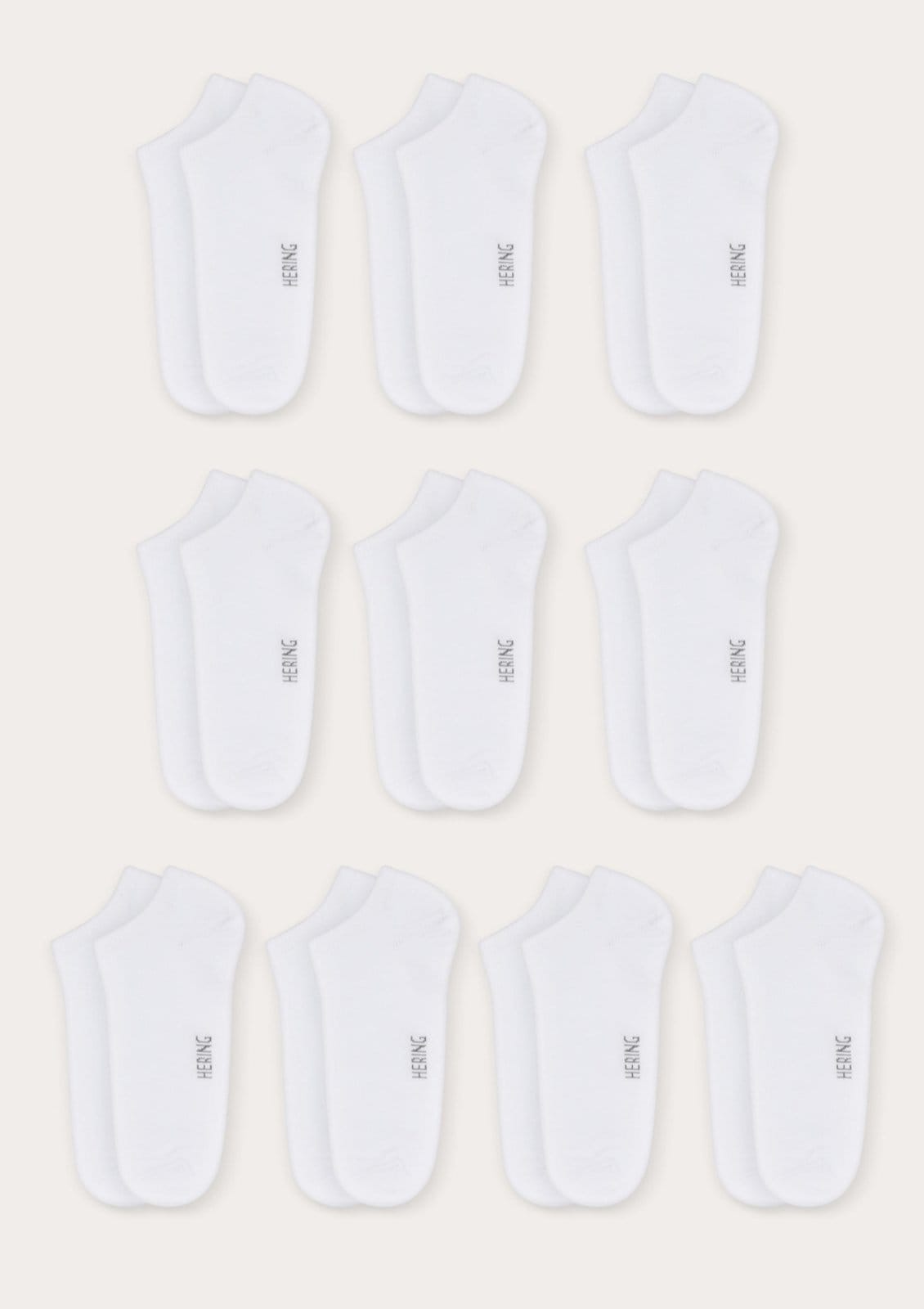 Kit 10 Pares De Meias Soquete Unissex Hering