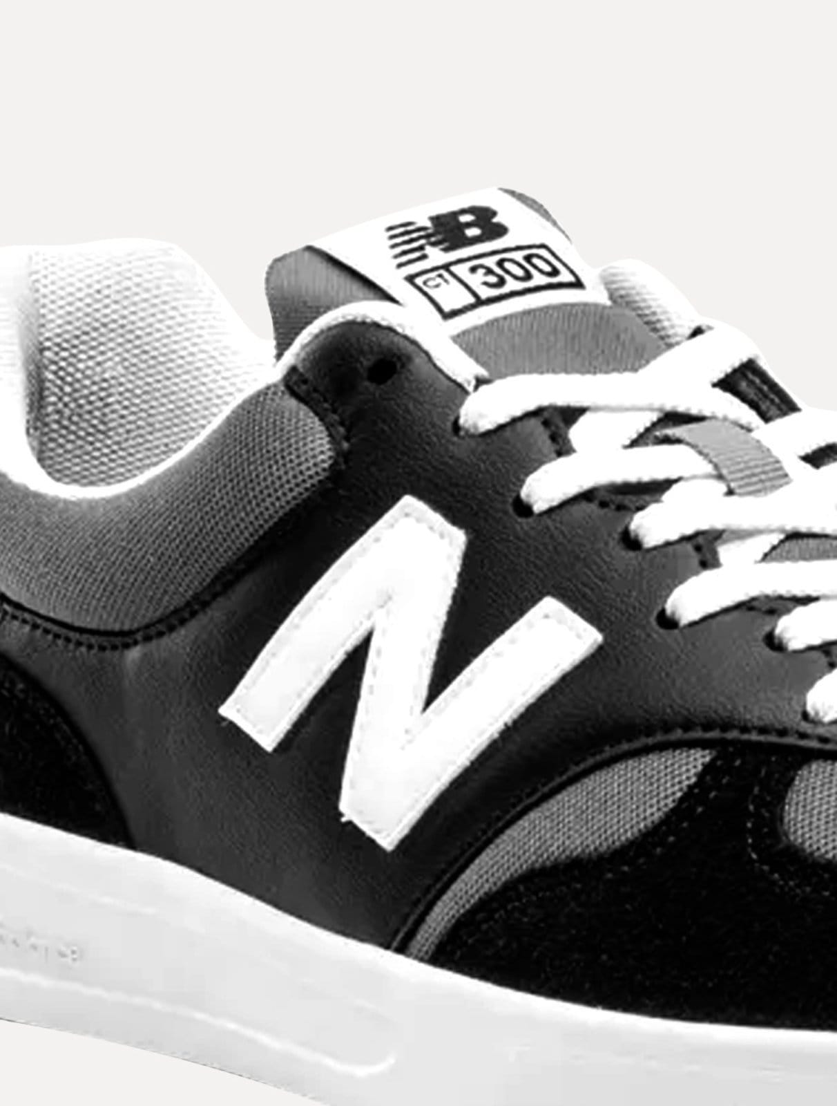 Vista 2 Tênis New Balance Masculino Casual CT300 V3 White Preto New Balance preto white
