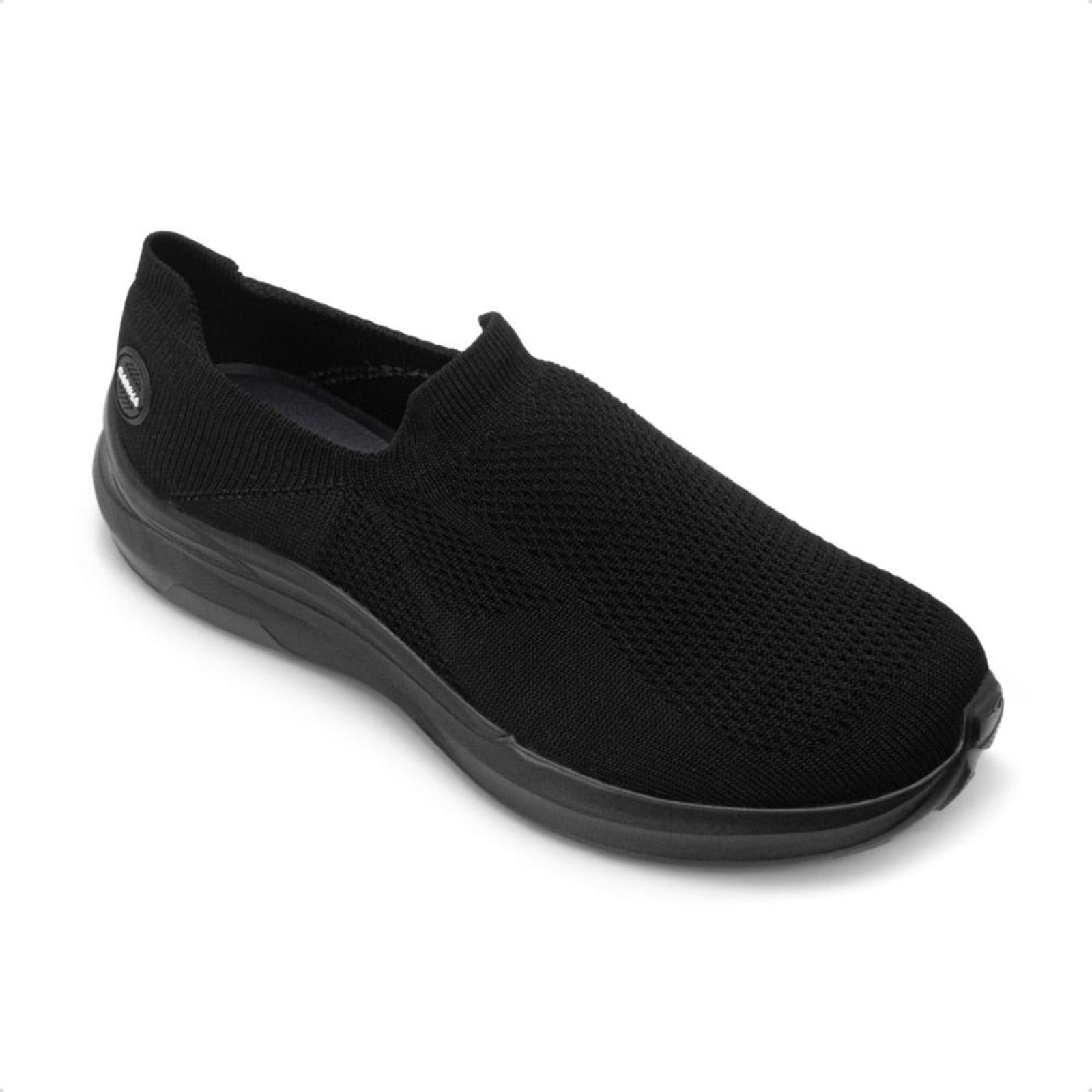 Vista 2 Tênis Rainha Slip On Masculino Relax Rainha preto