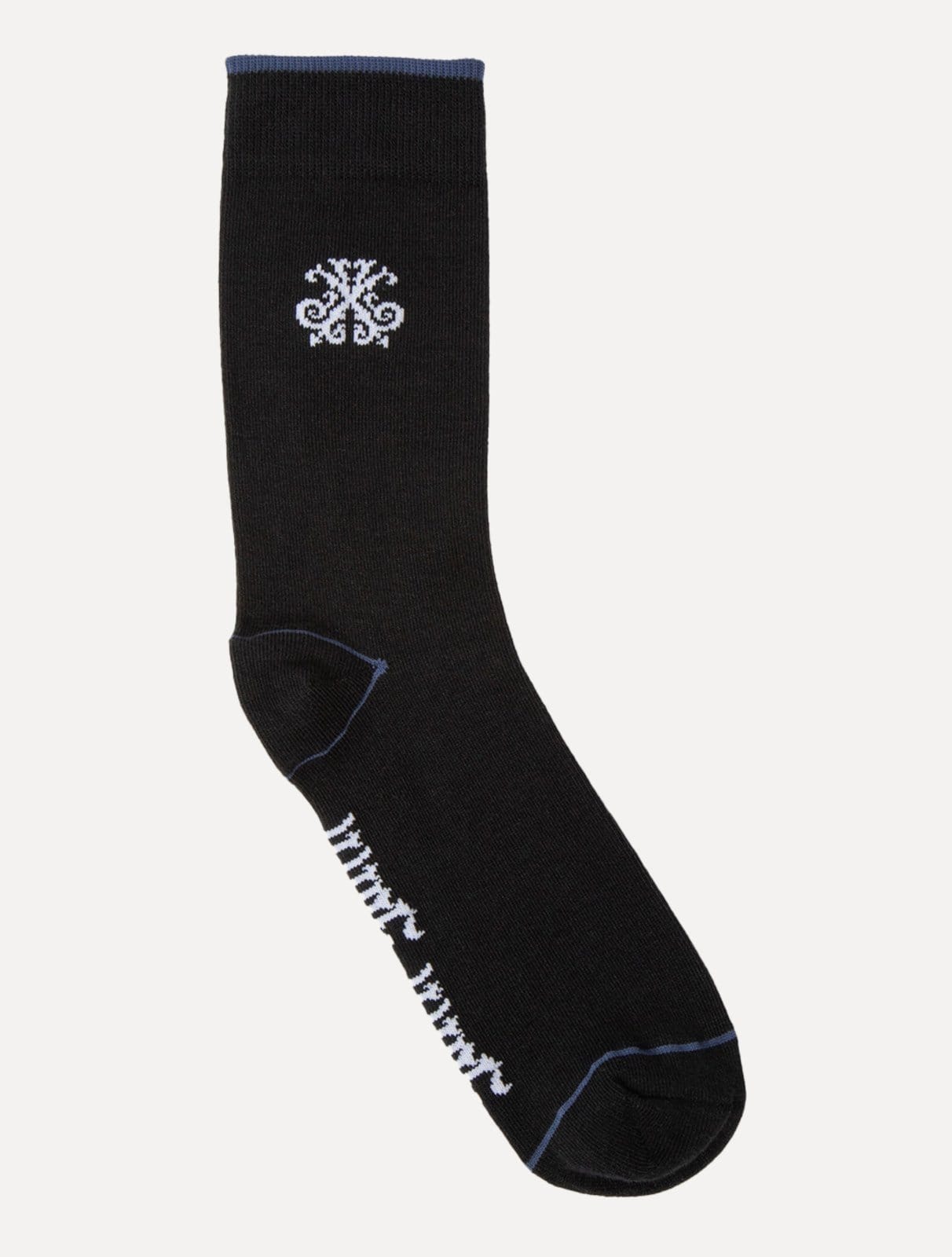 Meia John John Logo Preta