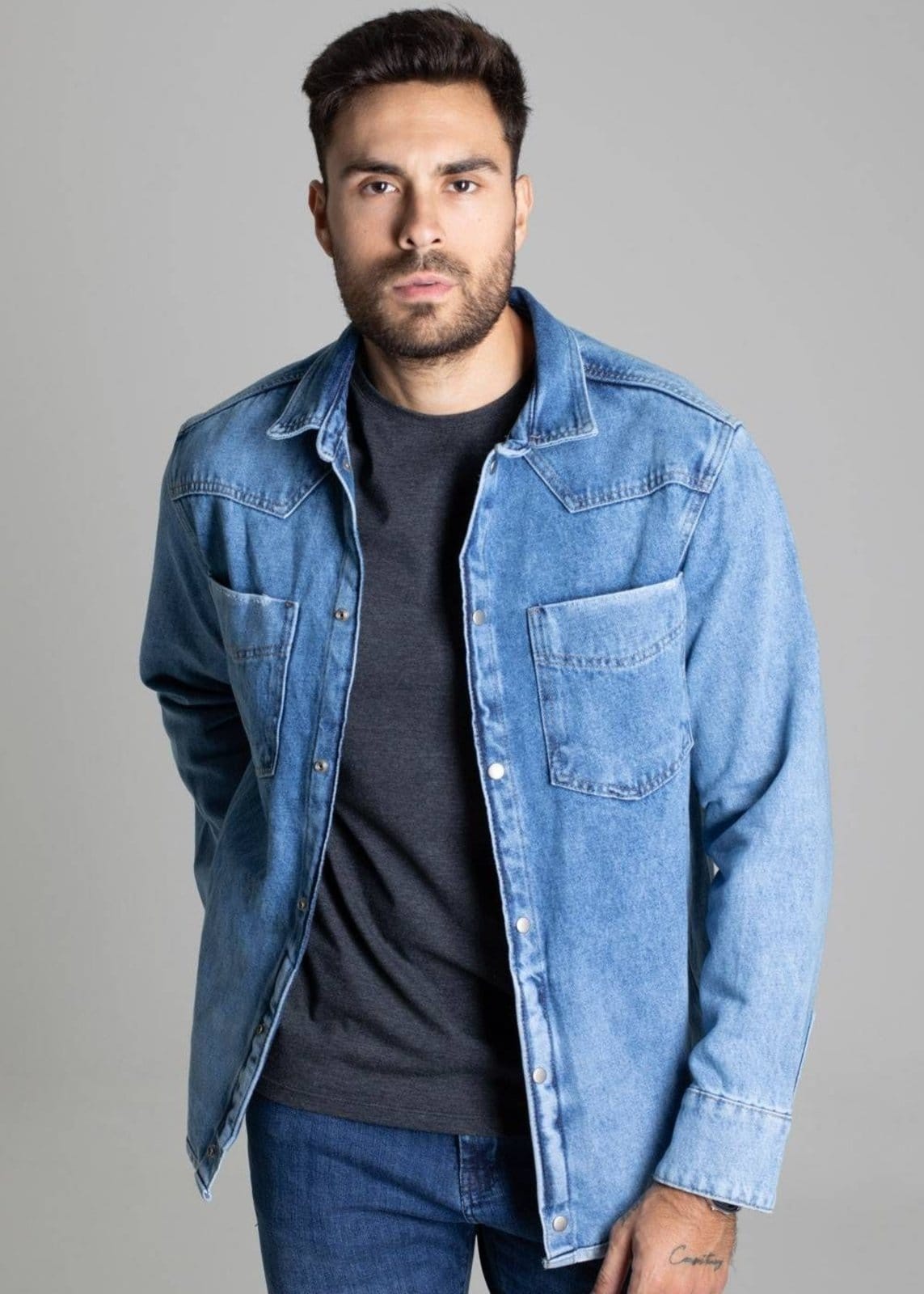 Vista principal Jaqueta Jeans Sawary - 276650 Sawary azul