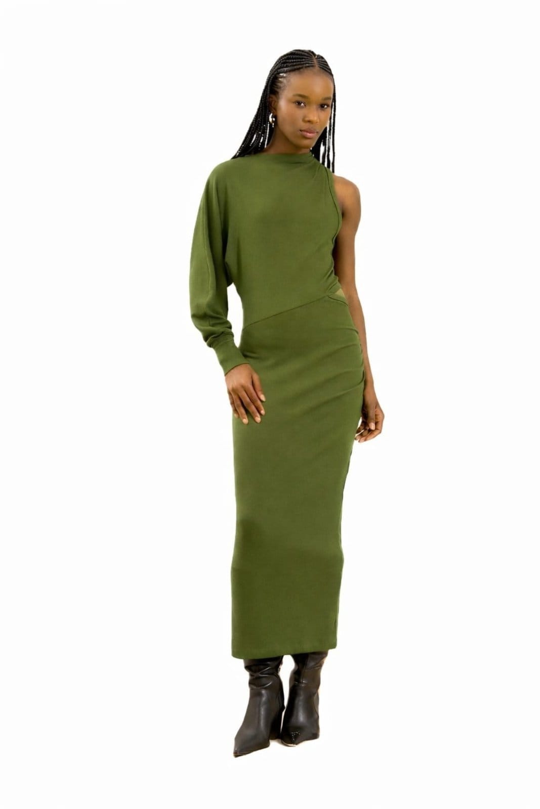 Vista principal Vestido Open Serrano Open verde