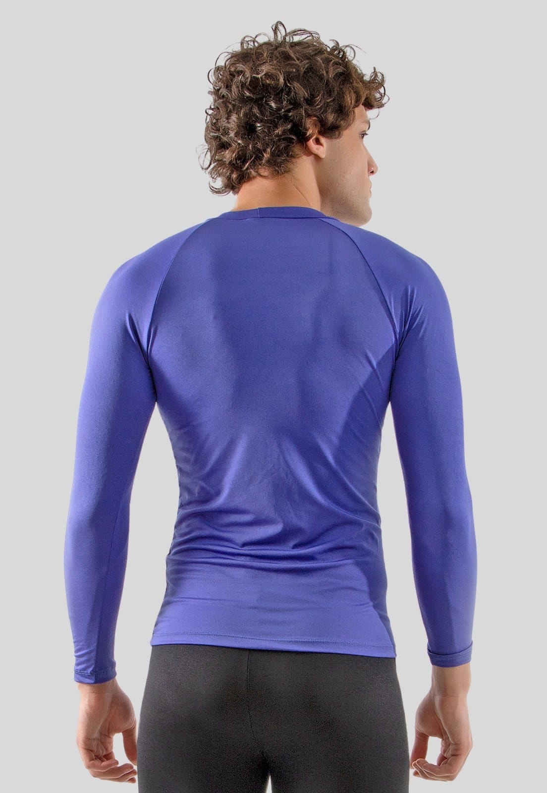 Vista 2 Camisa Térmica Segunda Pele Diluxo Blusa Masculina Diluxo azul