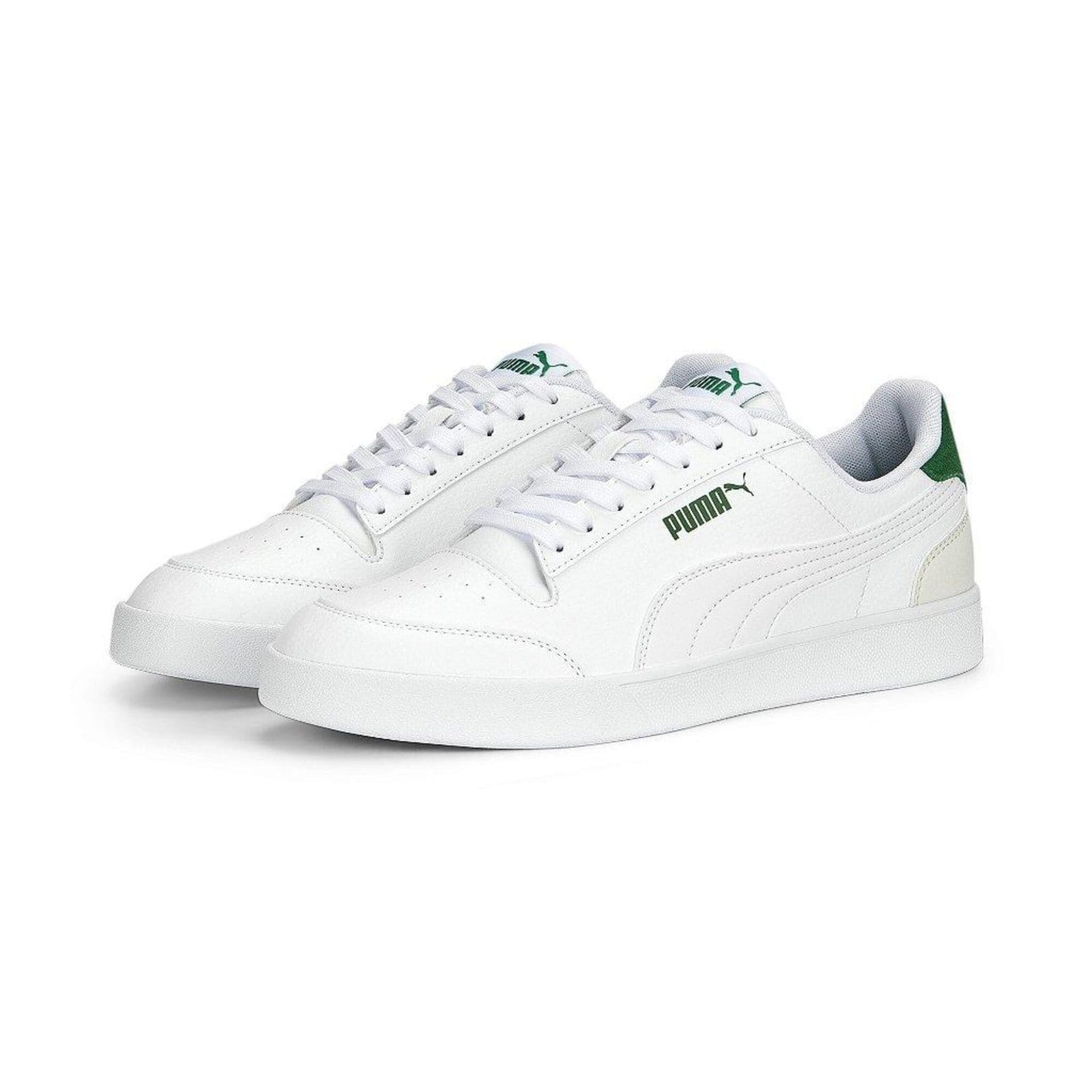 Vista 2 Tênis Puma Shuffle White/Vapor Gray/Archive Green Puma branco white